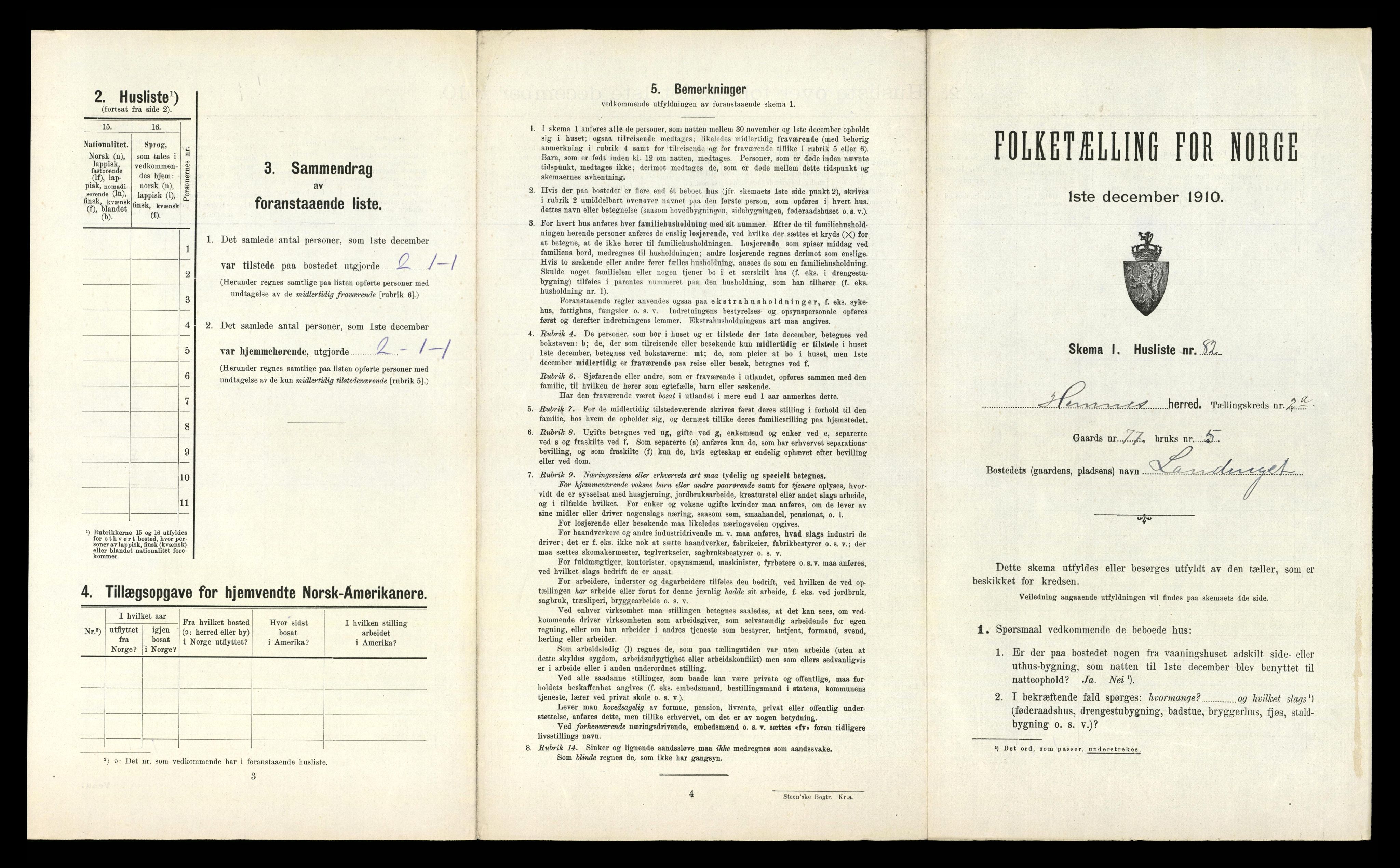 RA, Folketelling 1910 for 1832 Hemnes herred, 1910, s. 790