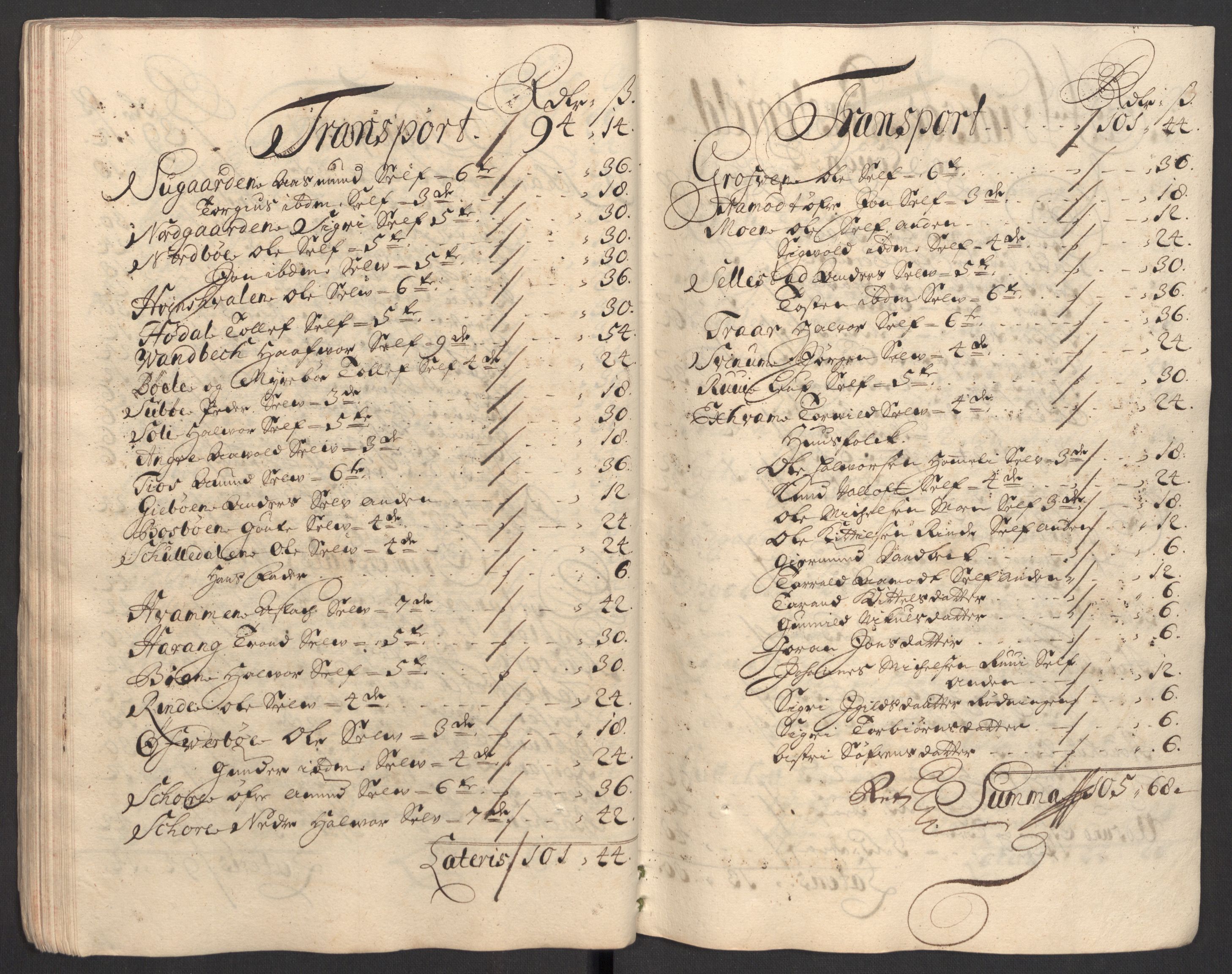 Rentekammeret inntil 1814, Reviderte regnskaper, Fogderegnskap, AV/RA-EA-4092/R36/L2121: Fogderegnskap Øvre og Nedre Telemark og Bamble, 1711, s. 56