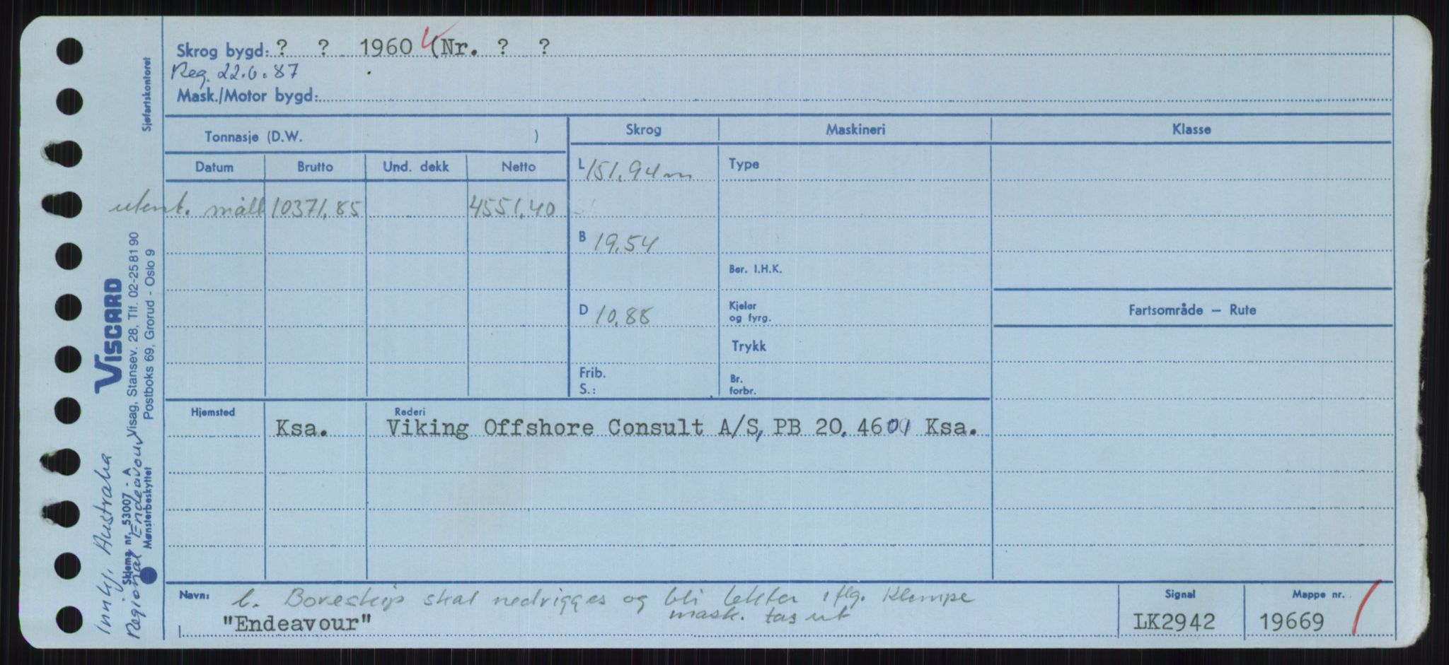 Sjøfartsdirektoratet med forløpere, Skipsmålingen, RA/S-1627/H/Hc/L0001: Lektere, A-Y, s. 125