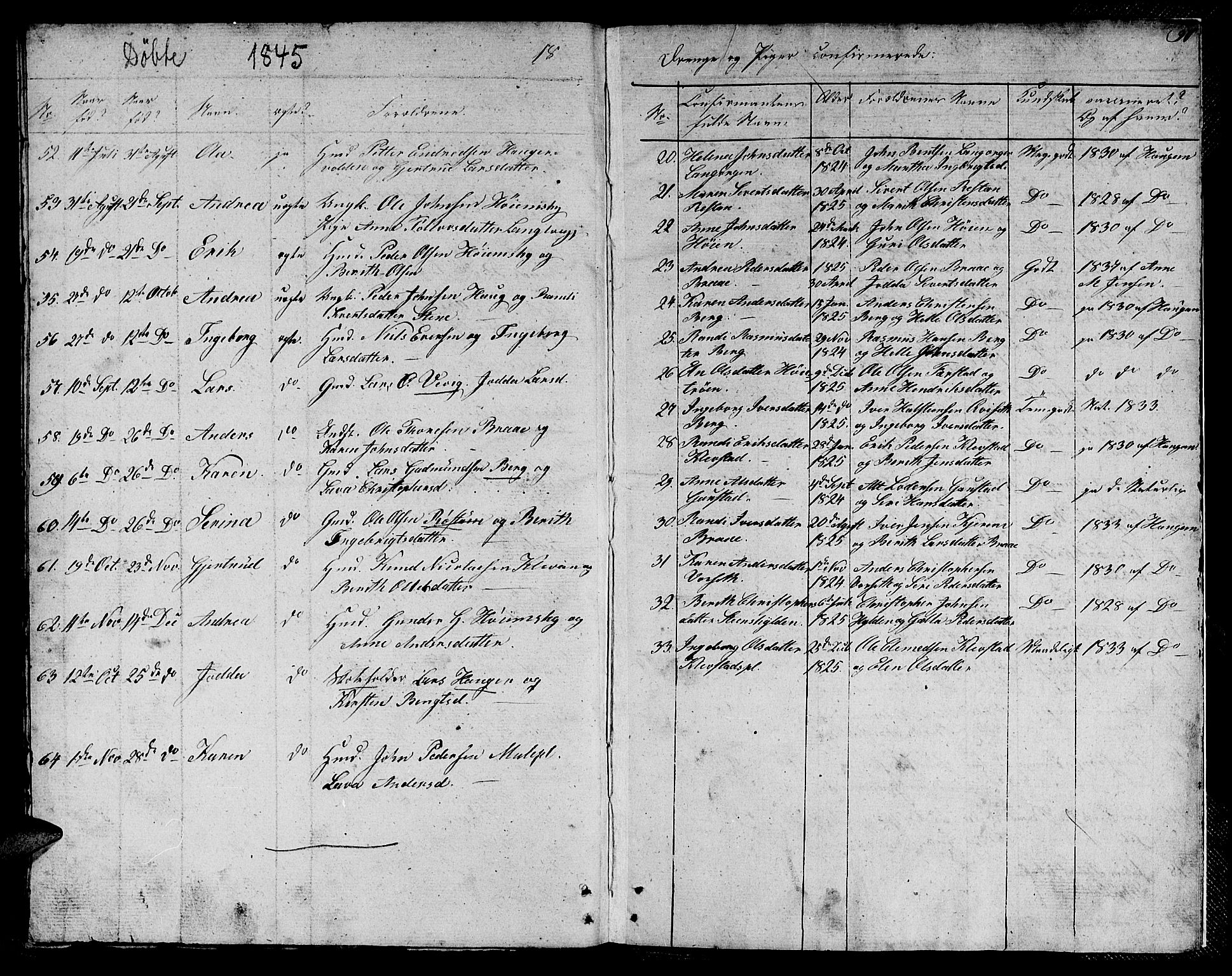Ministerialprotokoller, klokkerbøker og fødselsregistre - Sør-Trøndelag, SAT/A-1456/612/L0386: Klokkerbok nr. 612C02, 1834-1845, s. 91a