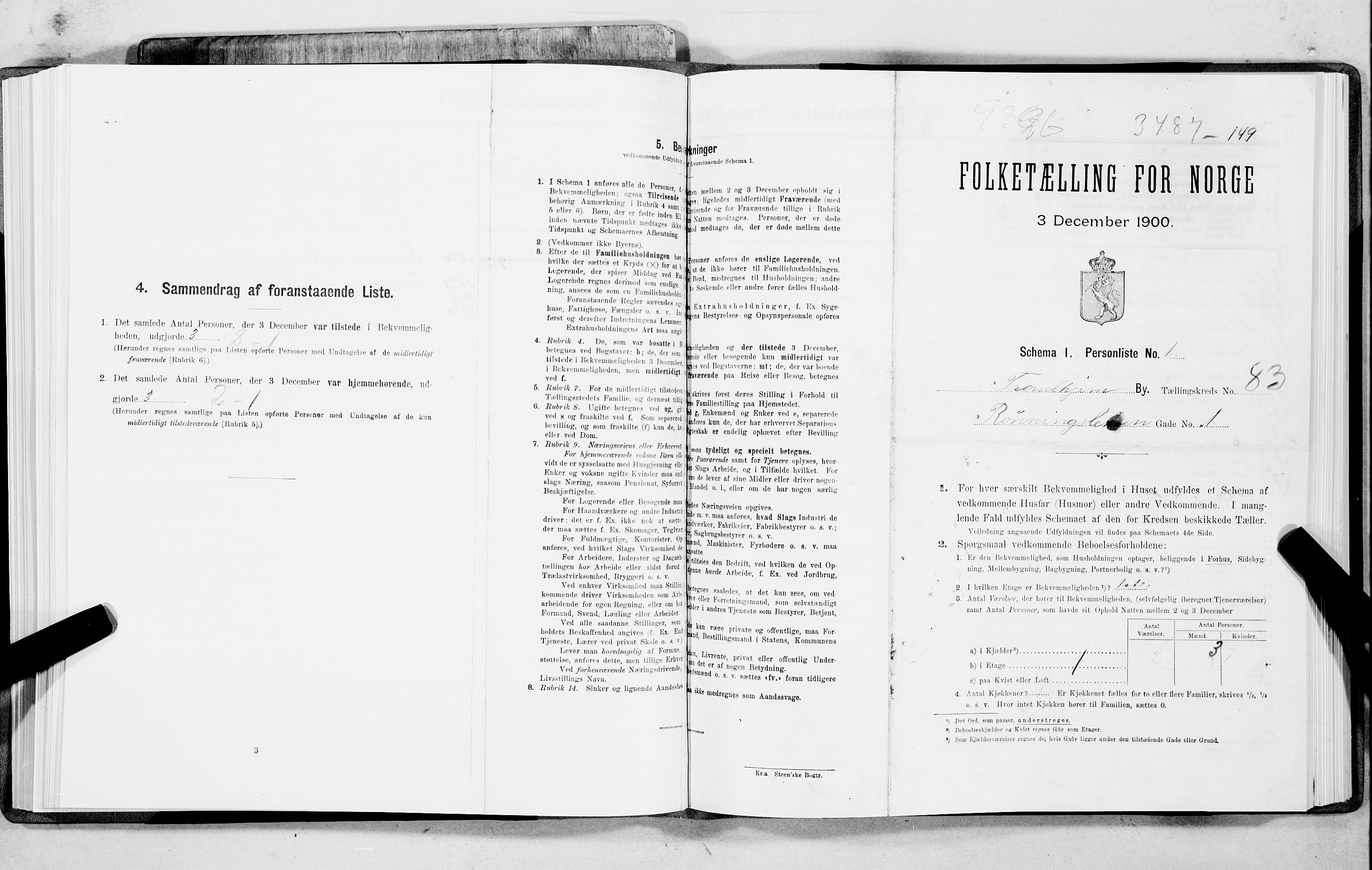 SAT, Folketelling 1900 for 1601 Trondheim kjøpstad, 1900, s. 16719