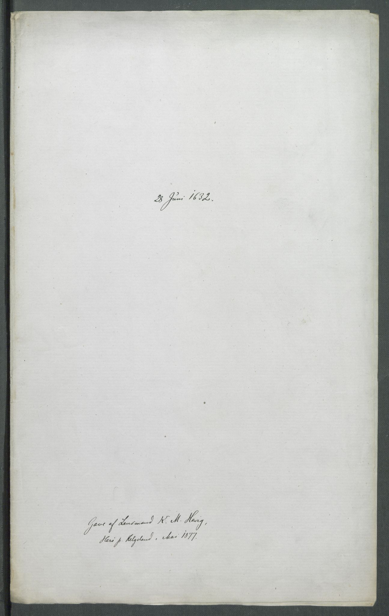 Riksarkivets diplomsamling, AV/RA-EA-5965/F02/L0142: Dokumenter, 1632, s. 78