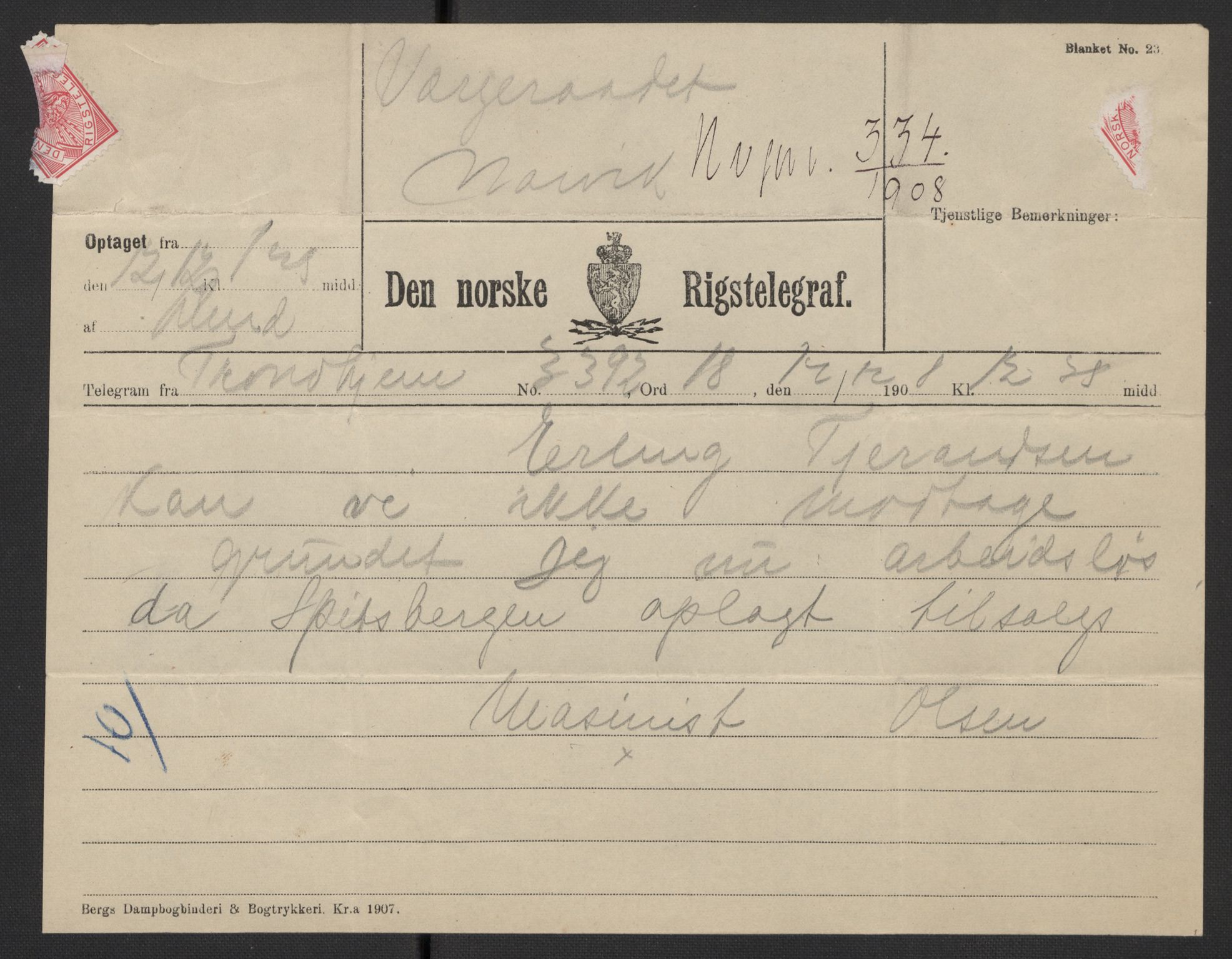 Falstad skolehjem, RA/S-1676/E/Eb/L0009: Elevmapper løpenr. 189-209, 1909-1916, s. 48