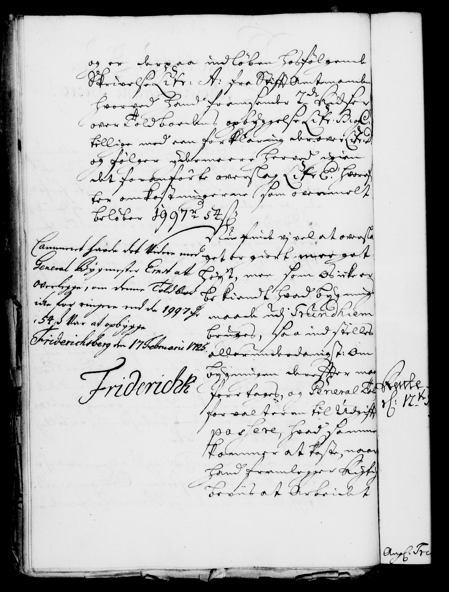 Rentekammeret, Kammerkanselliet, RA/EA-3111/G/Gf/Gfa/L0008: Norsk relasjons- og resolusjonsprotokoll (merket RK 52.8), 1725, s. 105