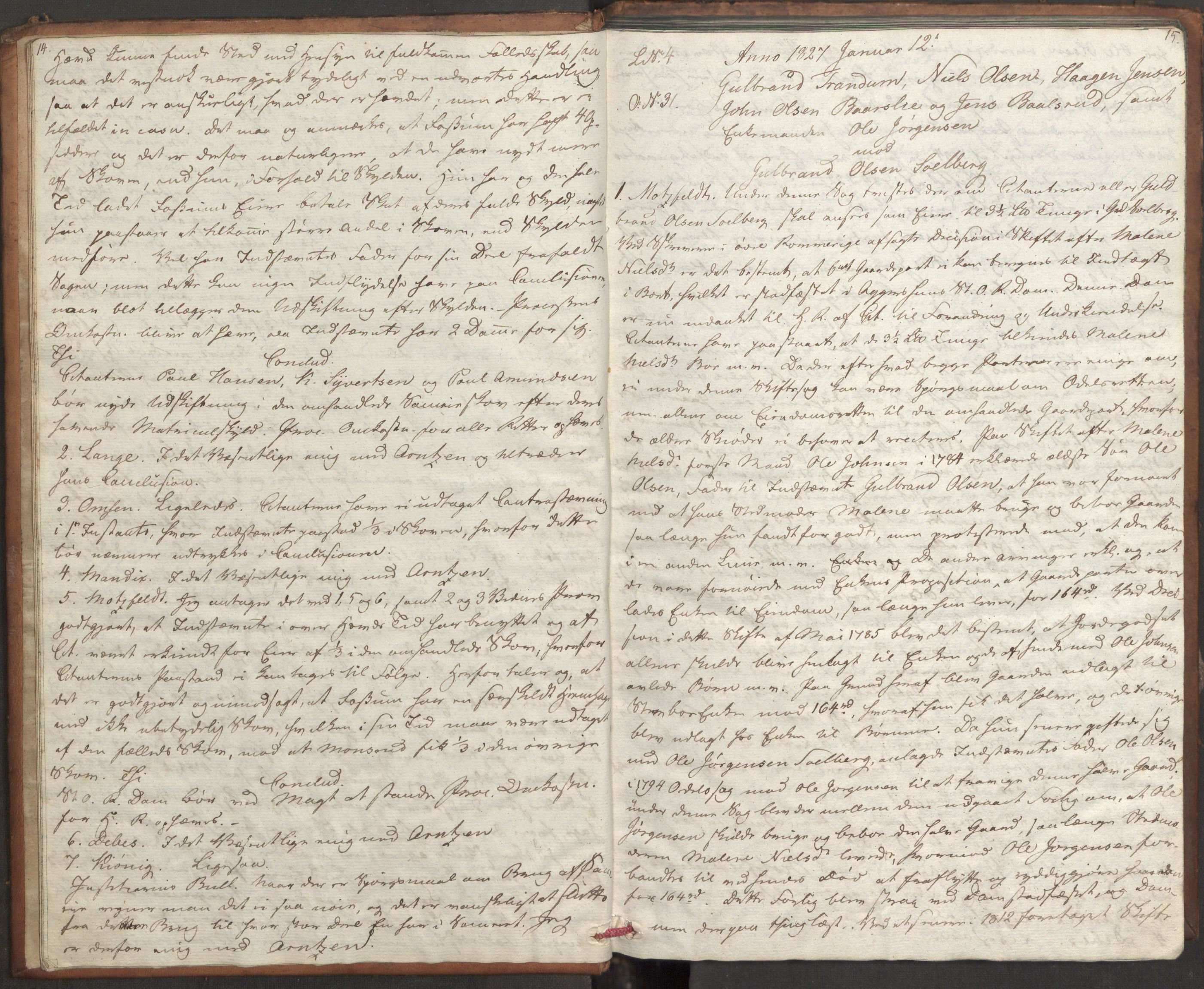 Høyesterett, AV/RA-S-1002/E/Eb/Ebb/L0014/0001: Voteringsprotokoller / Voteringsprotokoll, 1827, s. 14-15