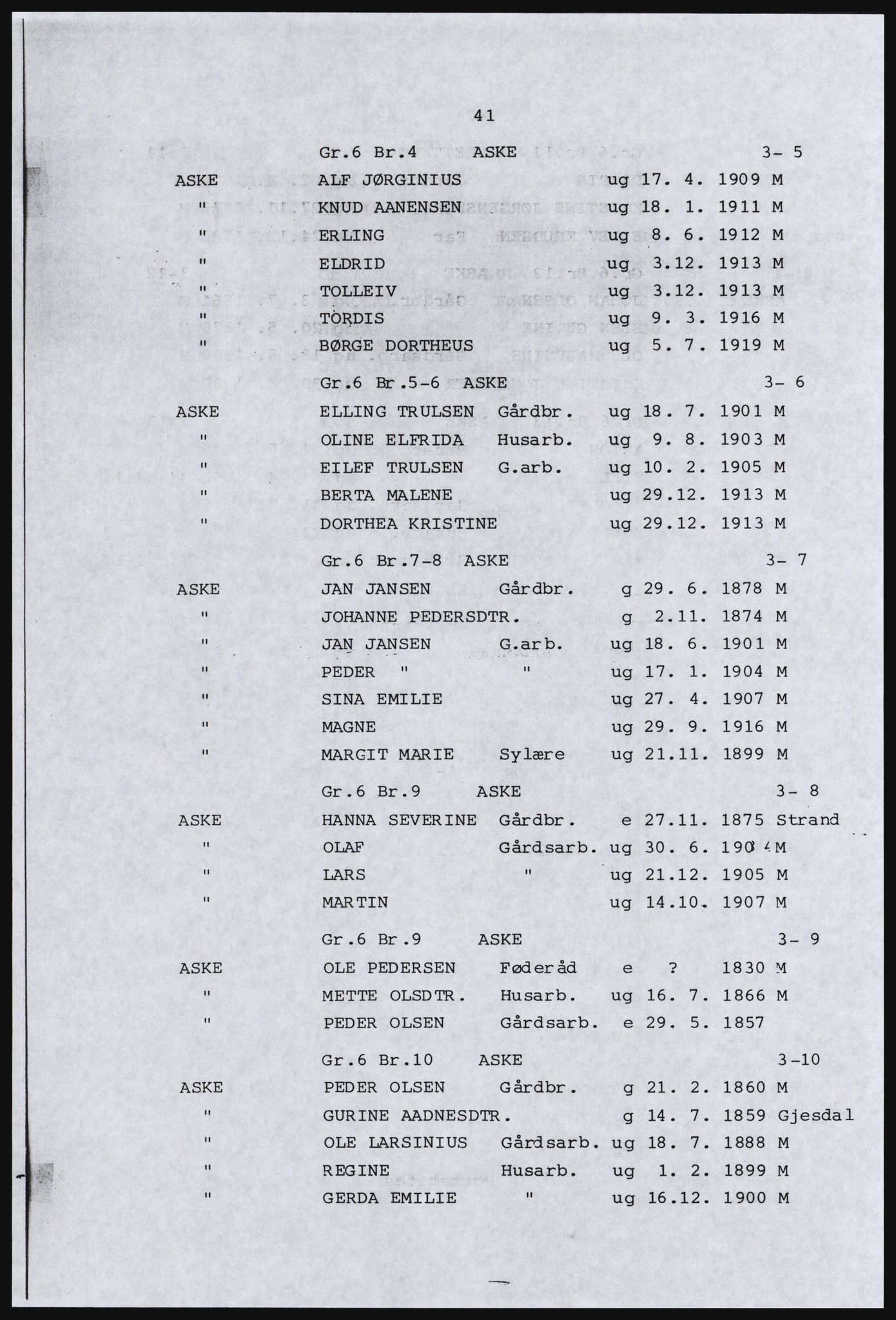 SAST, Avskrift av folketellingen 1920 for Ryfylkeøyene, 1920, s. 53