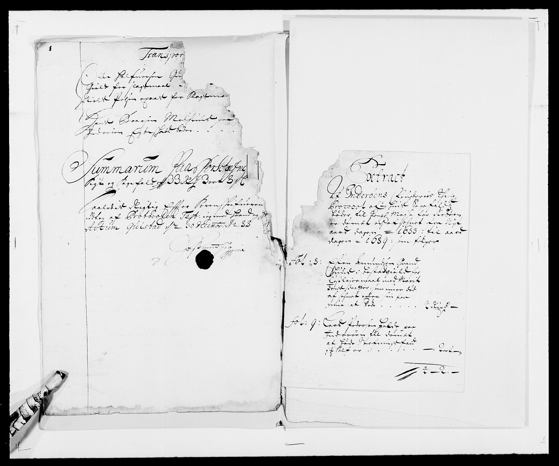 Rentekammeret inntil 1814, Reviderte regnskaper, Fogderegnskap, RA/EA-4092/R63/L4306: Fogderegnskap Inderøy, 1687-1689, s. 337