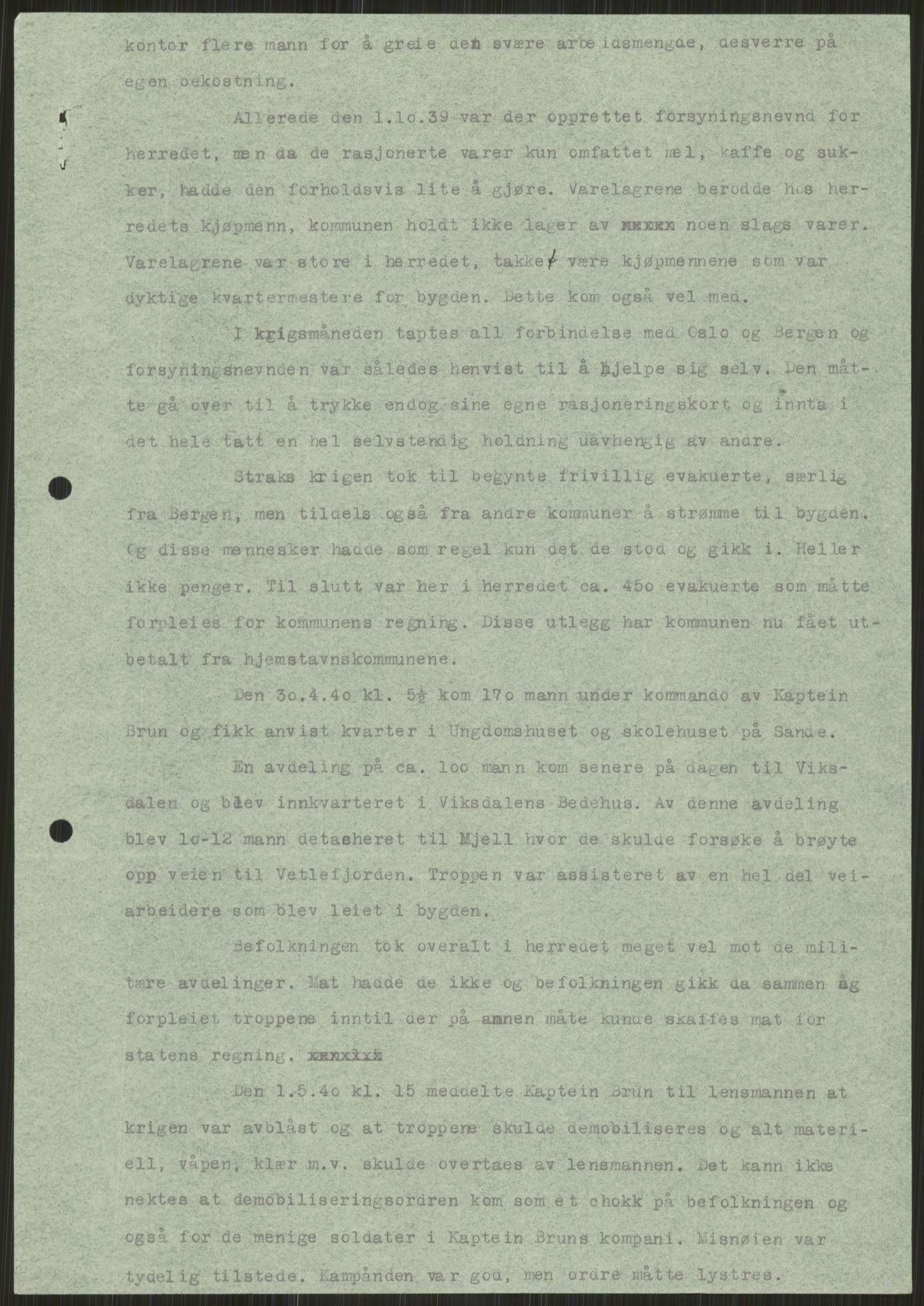 Forsvaret, Forsvarets krigshistoriske avdeling, RA/RAFA-2017/Y/Ya/L0015: II-C-11-31 - Fylkesmenn.  Rapporter om krigsbegivenhetene 1940., 1940, s. 530