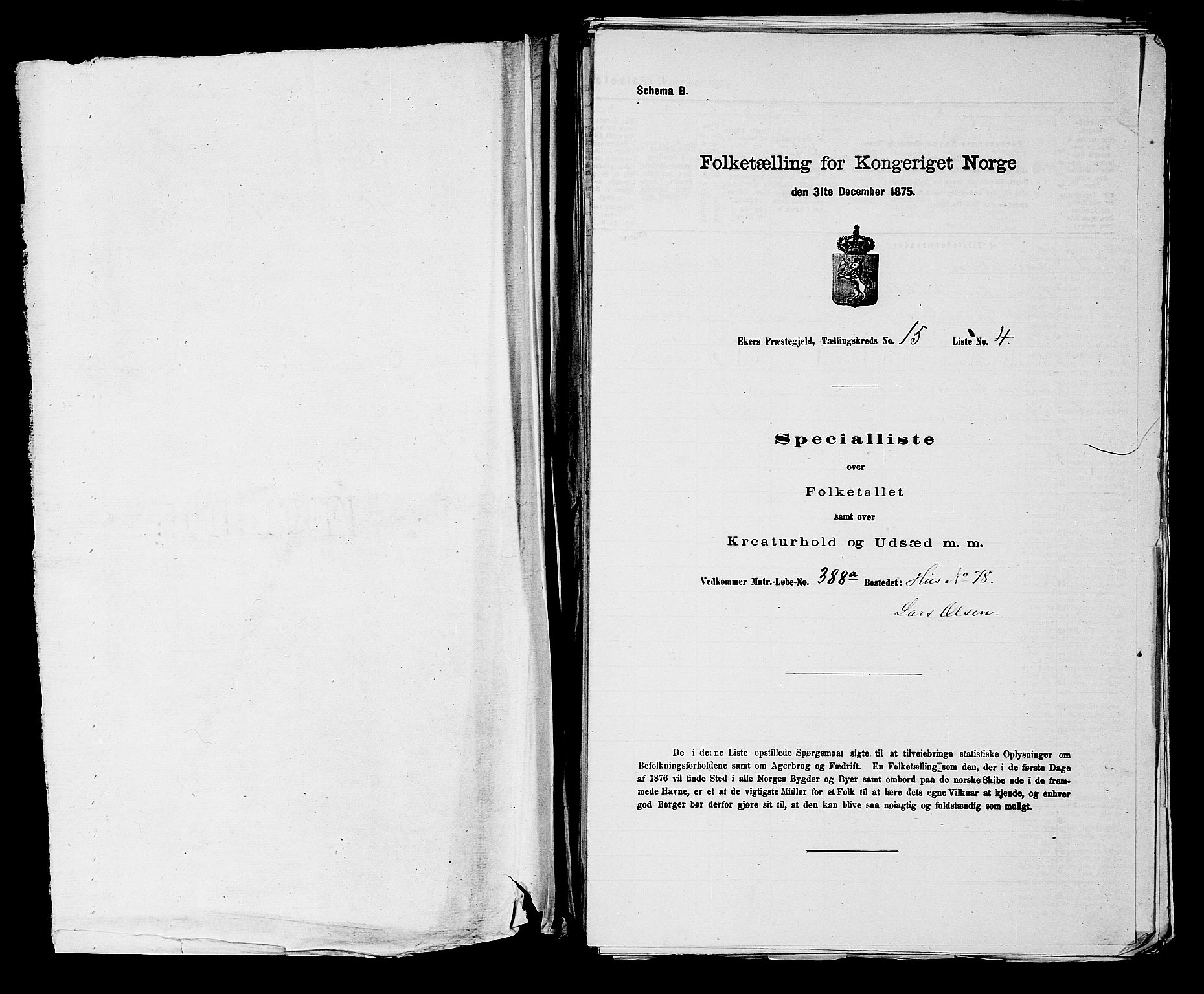 SAKO, Folketelling 1875 for 0624P Eiker prestegjeld, 1875, s. 2530
