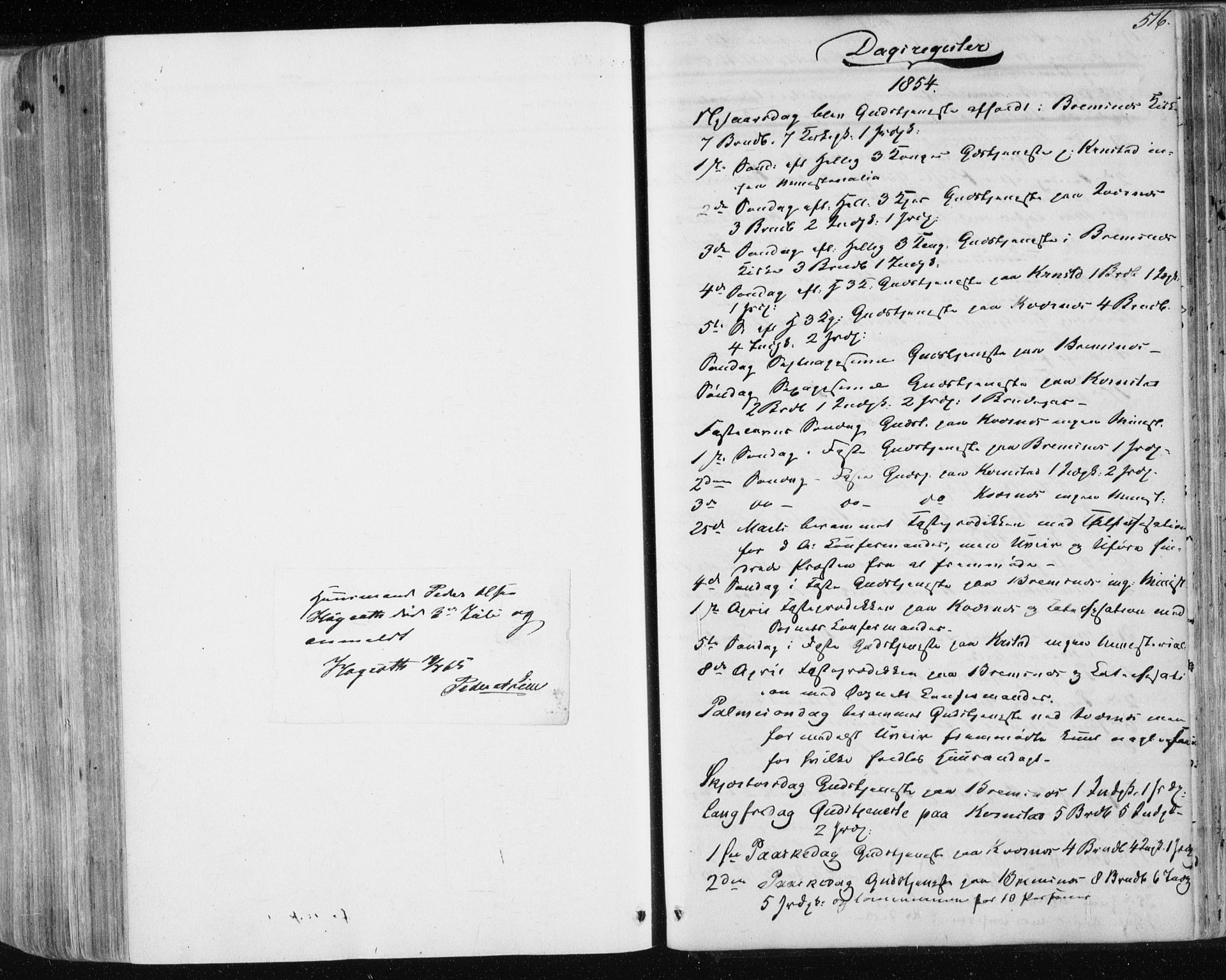 Ministerialprotokoller, klokkerbøker og fødselsregistre - Møre og Romsdal, AV/SAT-A-1454/568/L0804: Ministerialbok nr. 568A11, 1854-1868, s. 516