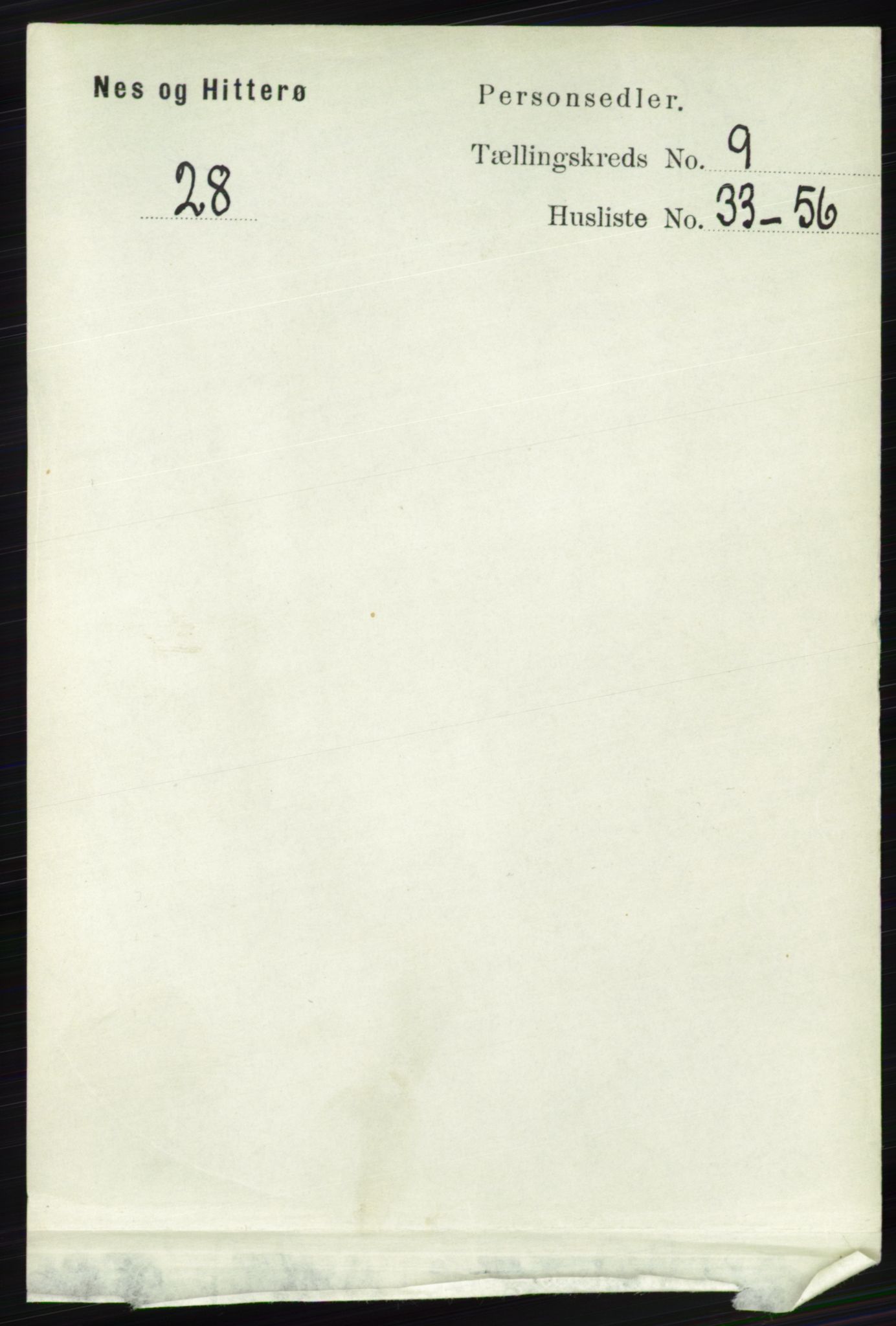 RA, Folketelling 1891 for 1043 Hidra og Nes herred, 1891, s. 3937
