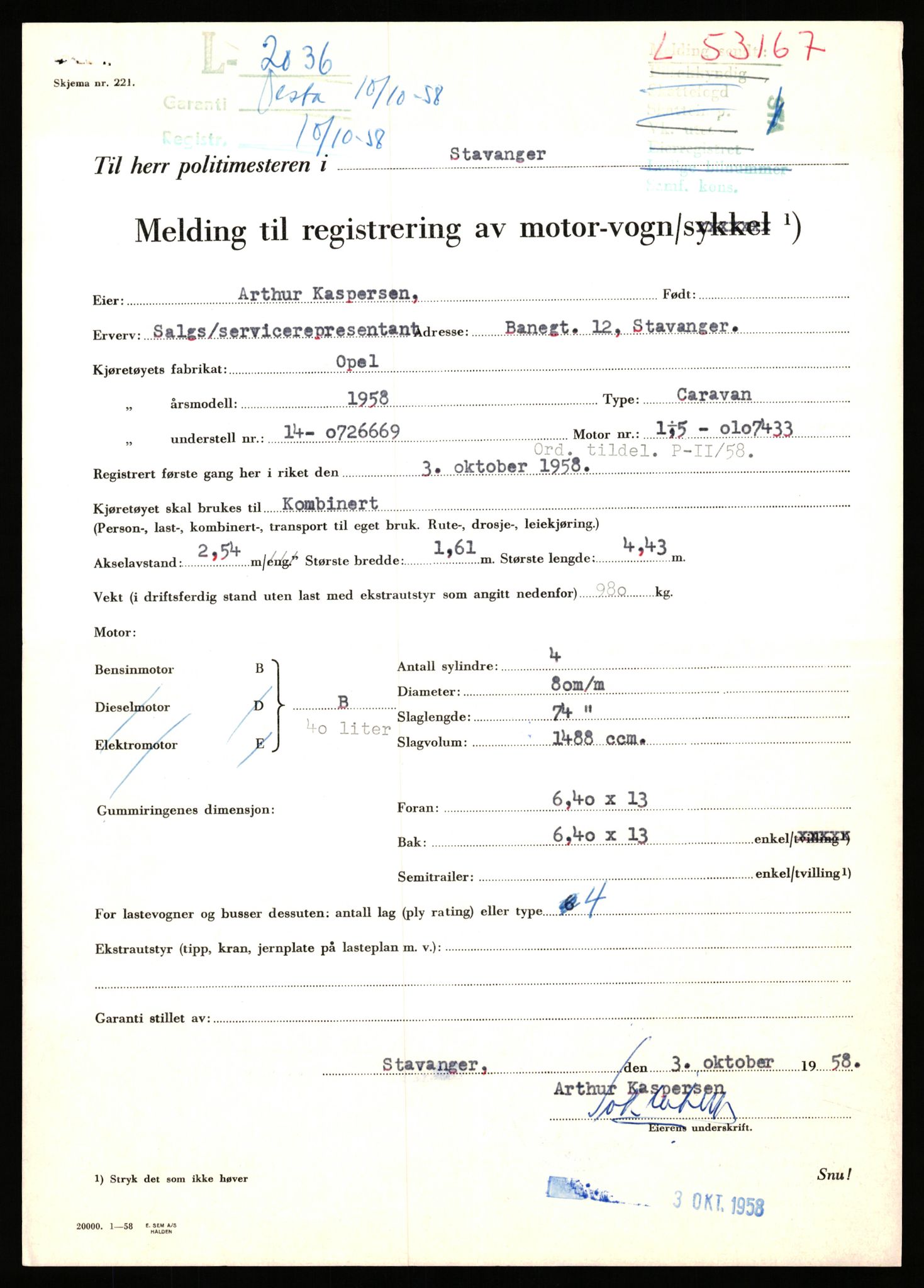 Stavanger trafikkstasjon, AV/SAST-A-101942/0/F/L0053: L-52900 - L-54199, 1930-1971, s. 747