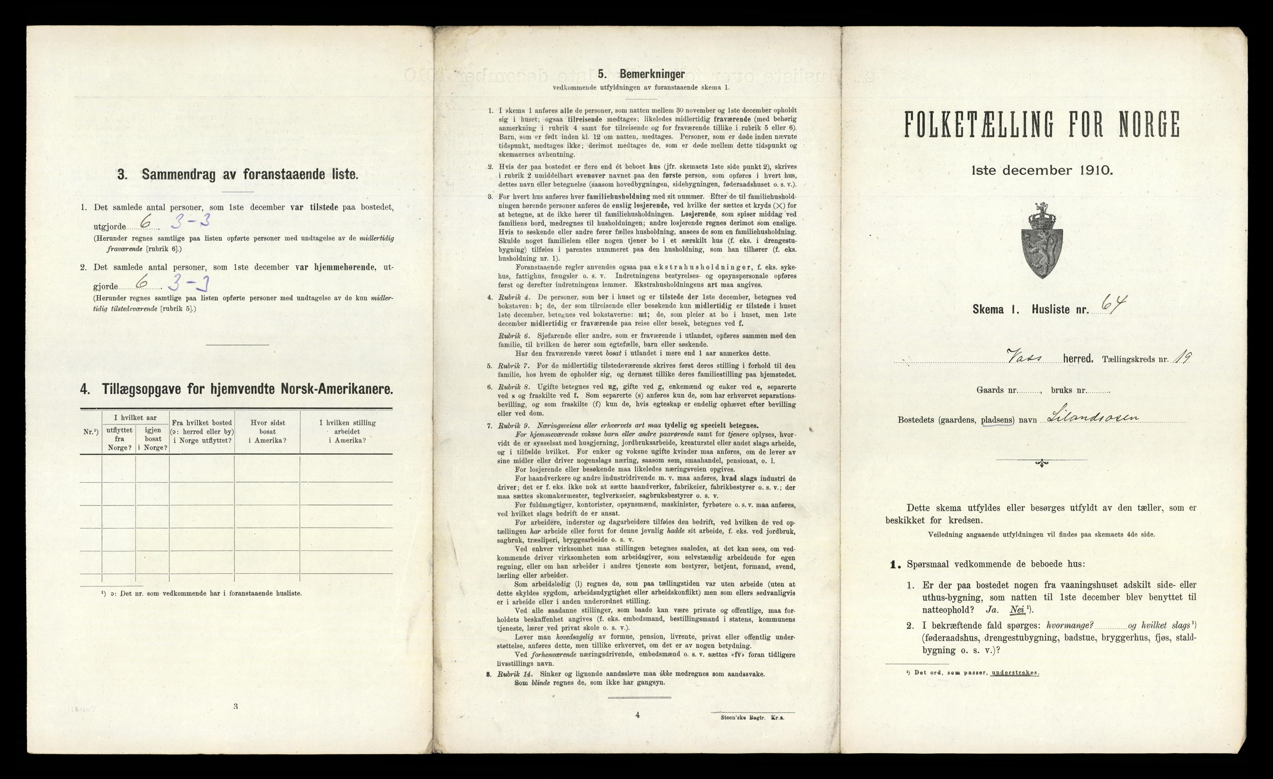 RA, Folketelling 1910 for 1235 Voss herred, 1910, s. 2440