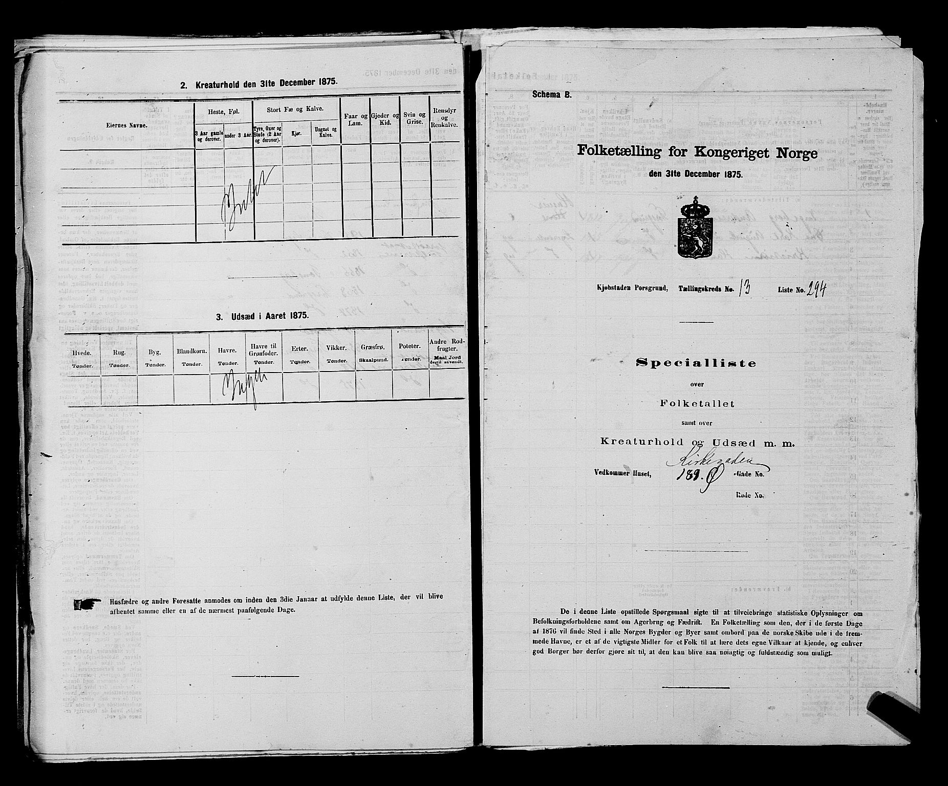 SAKO, Folketelling 1875 for 0805P Porsgrunn prestegjeld, 1875, s. 671