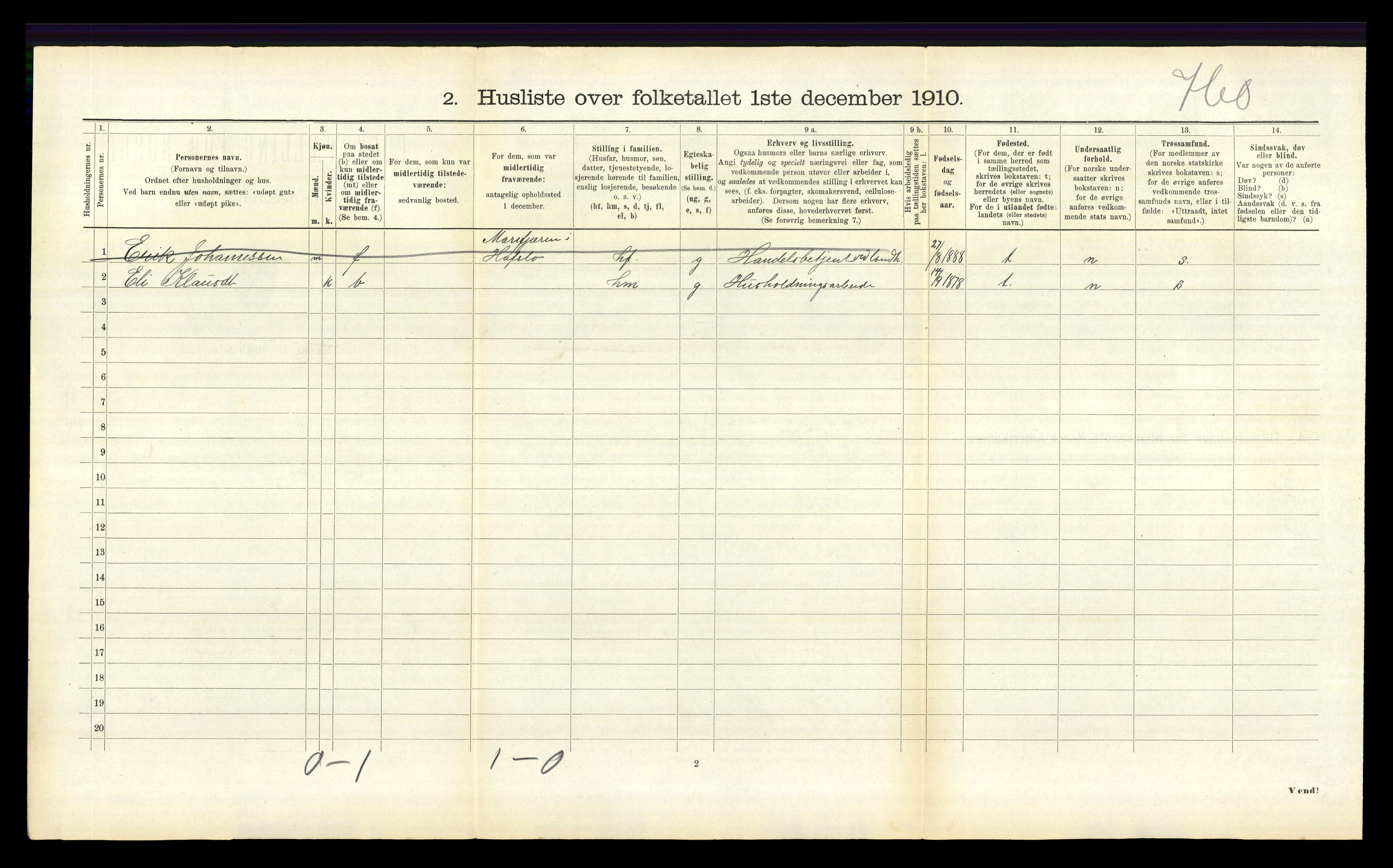 RA, Folketelling 1910 for 1427 Jostedal herred, 1910, s. 260