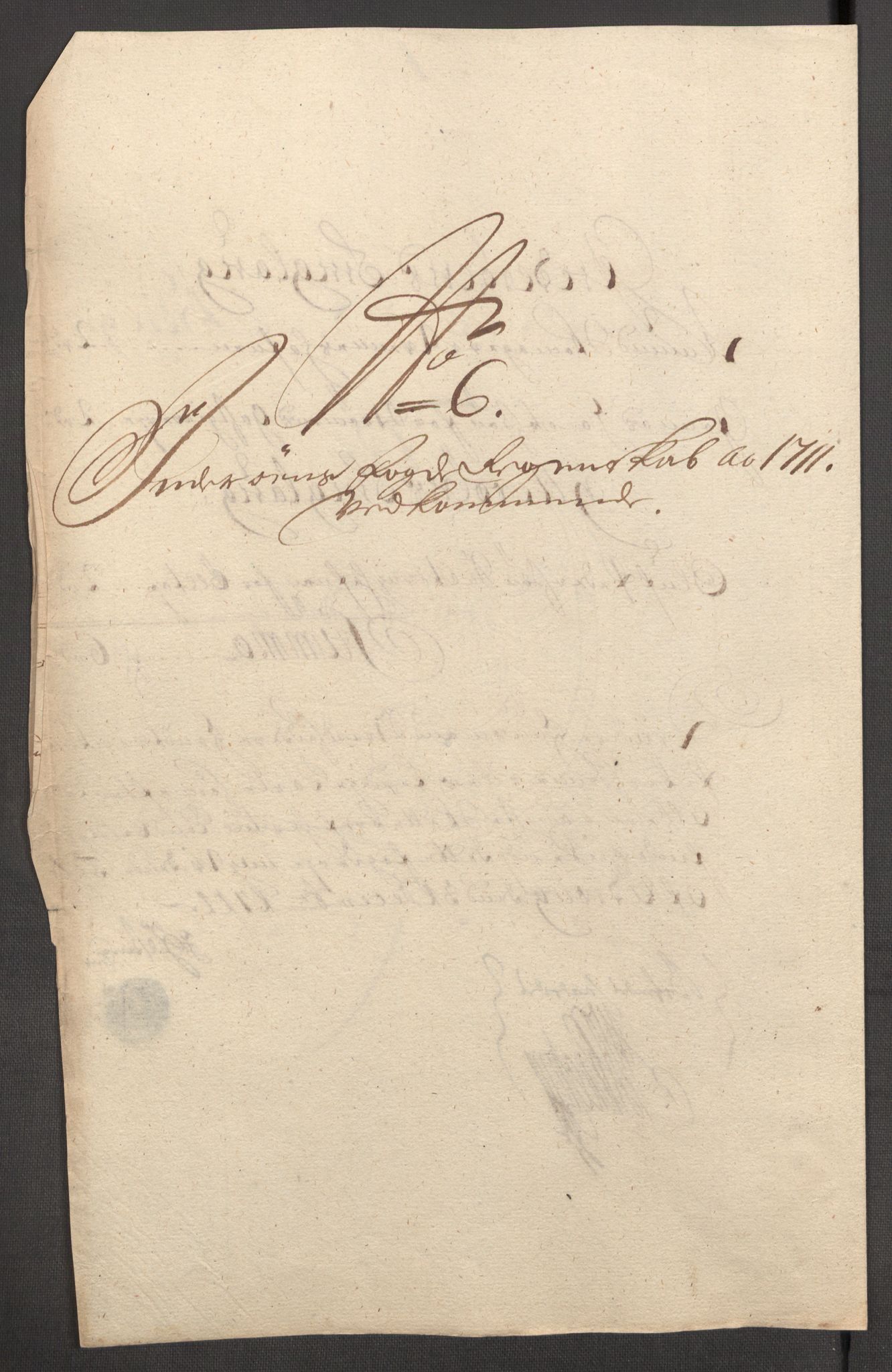 Rentekammeret inntil 1814, Reviderte regnskaper, Fogderegnskap, RA/EA-4092/R63/L4319: Fogderegnskap Inderøy, 1711, s. 140