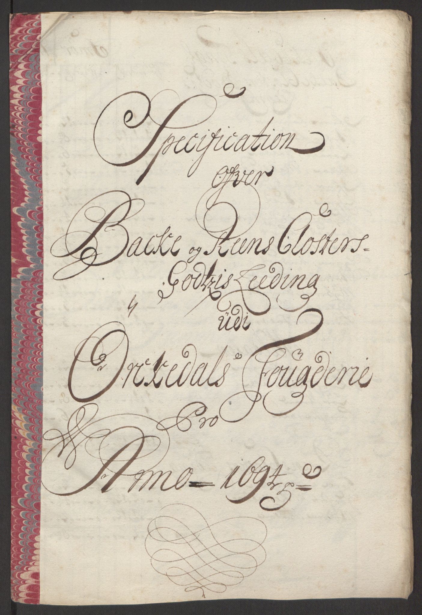 Rentekammeret inntil 1814, Reviderte regnskaper, Fogderegnskap, RA/EA-4092/R60/L3944: Fogderegnskap Orkdal og Gauldal, 1694, s. 189