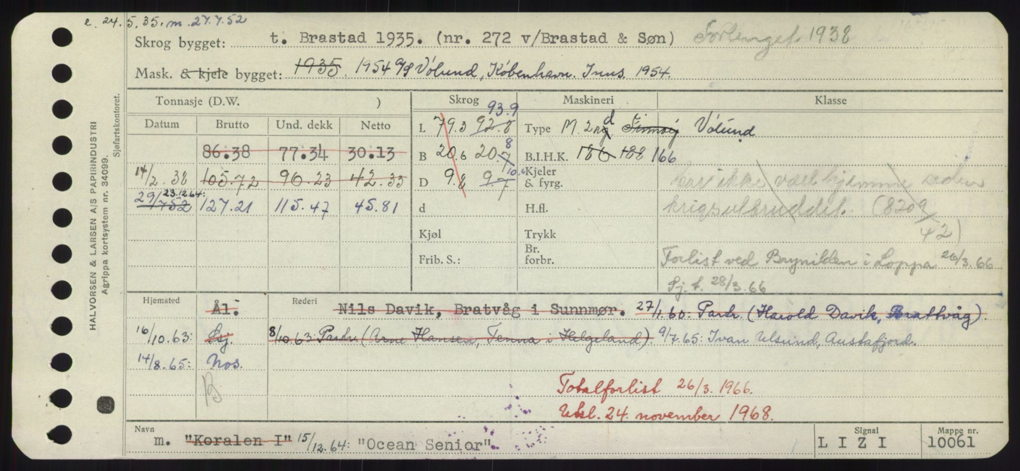 Sjøfartsdirektoratet med forløpere, Skipsmålingen, RA/S-1627/H/Hd/L0028: Fartøy, O, s. 75