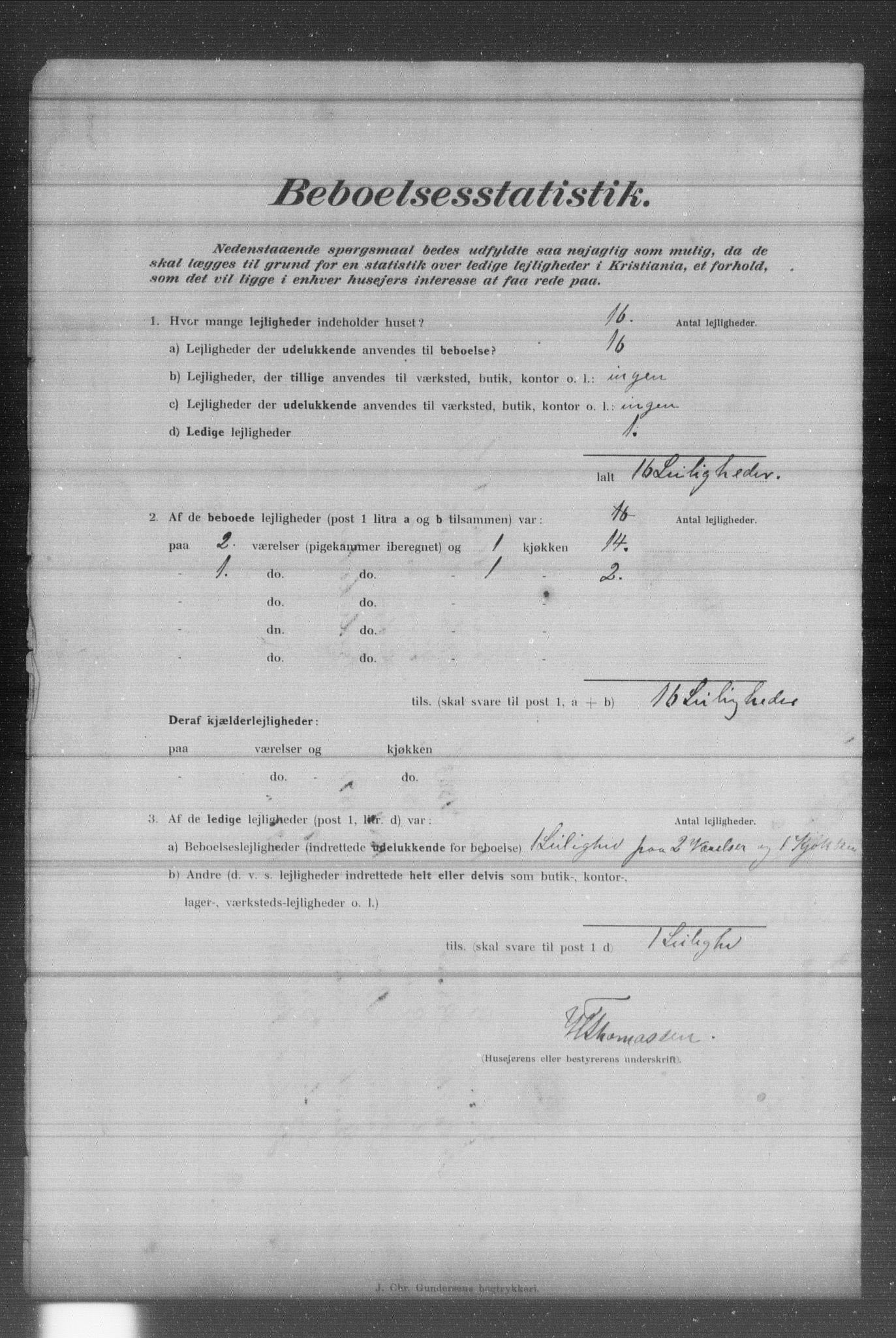 OBA, Kommunal folketelling 31.12.1902 for Kristiania kjøpstad, 1902, s. 1015