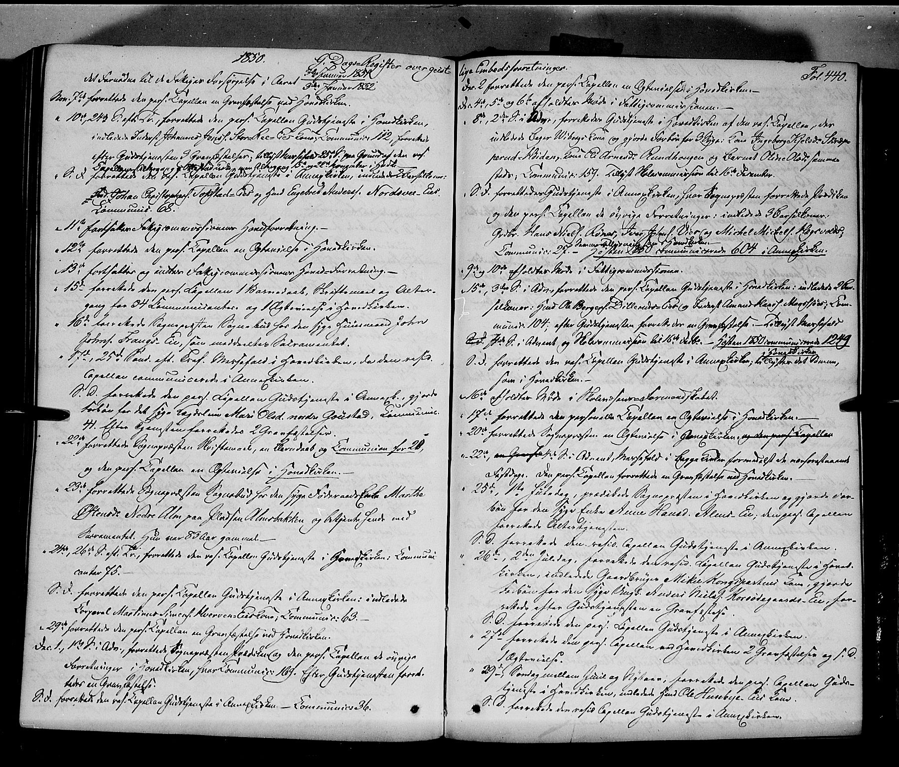 Stange prestekontor, AV/SAH-PREST-002/K/L0011: Ministerialbok nr. 11, 1846-1852, s. 440