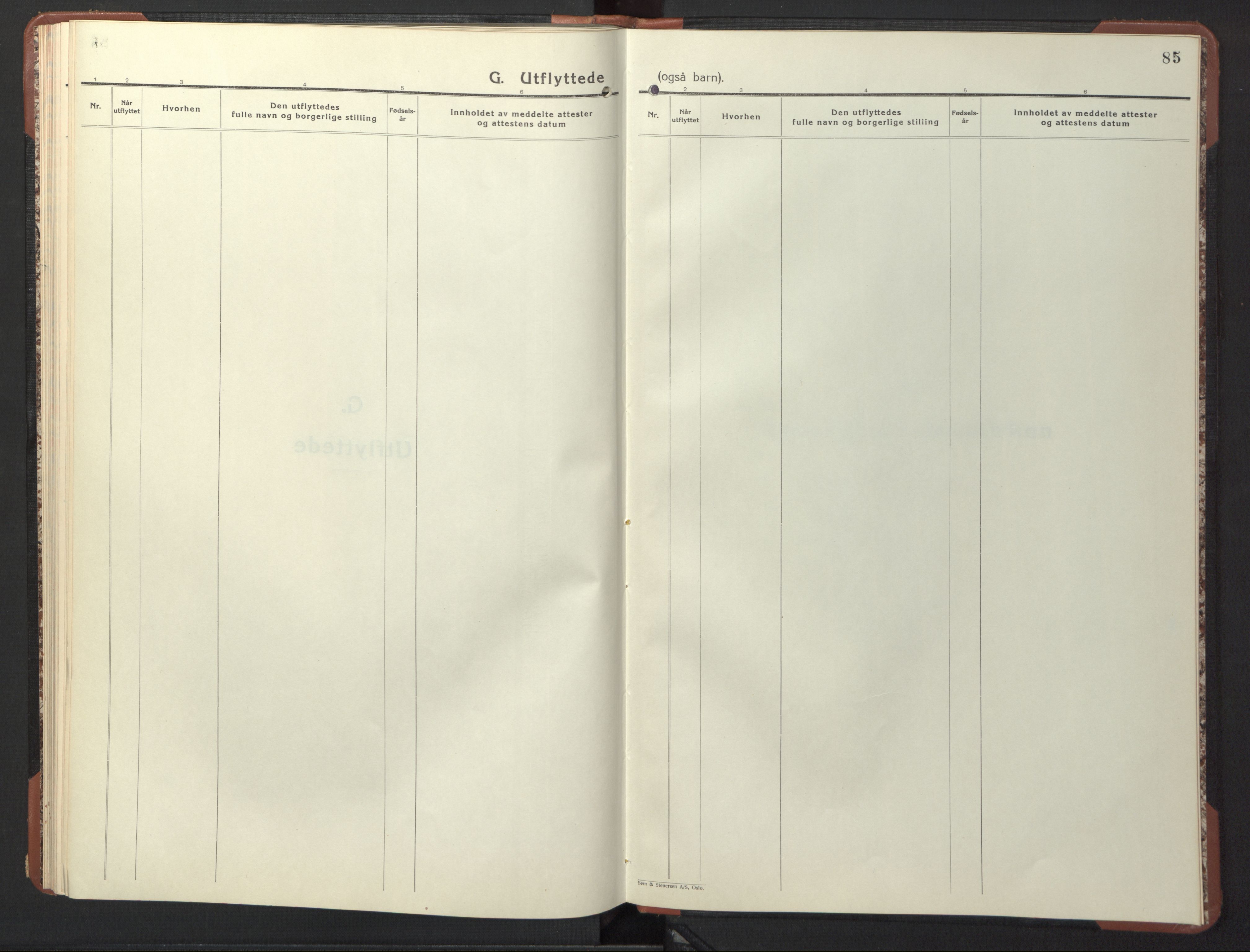 Ministerialprotokoller, klokkerbøker og fødselsregistre - Sør-Trøndelag, AV/SAT-A-1456/617/L0433: Klokkerbok nr. 617C04, 1942-1947, s. 85