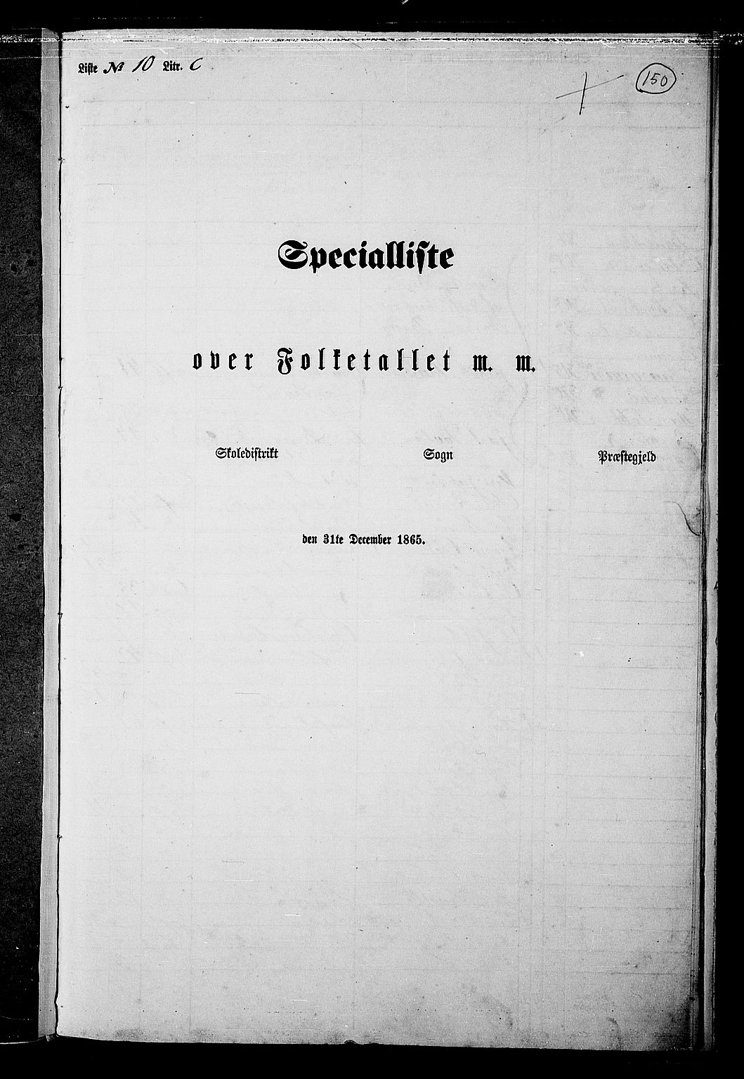 RA, Folketelling 1865 for 0515P Vågå prestegjeld, 1865, s. 306