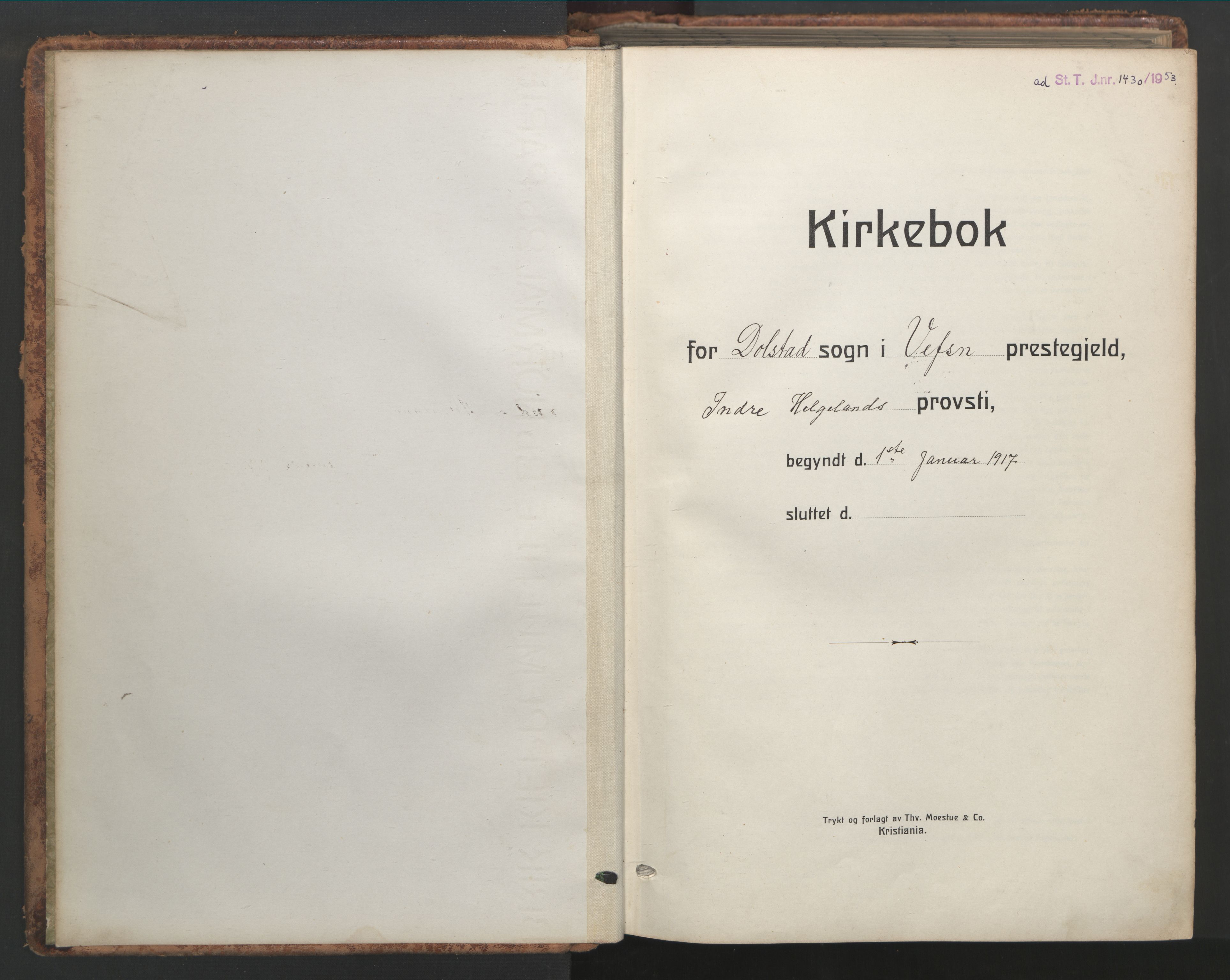 Ministerialprotokoller, klokkerbøker og fødselsregistre - Nordland, SAT/A-1459/820/L0302: Klokkerbok nr. 820C04, 1917-1948
