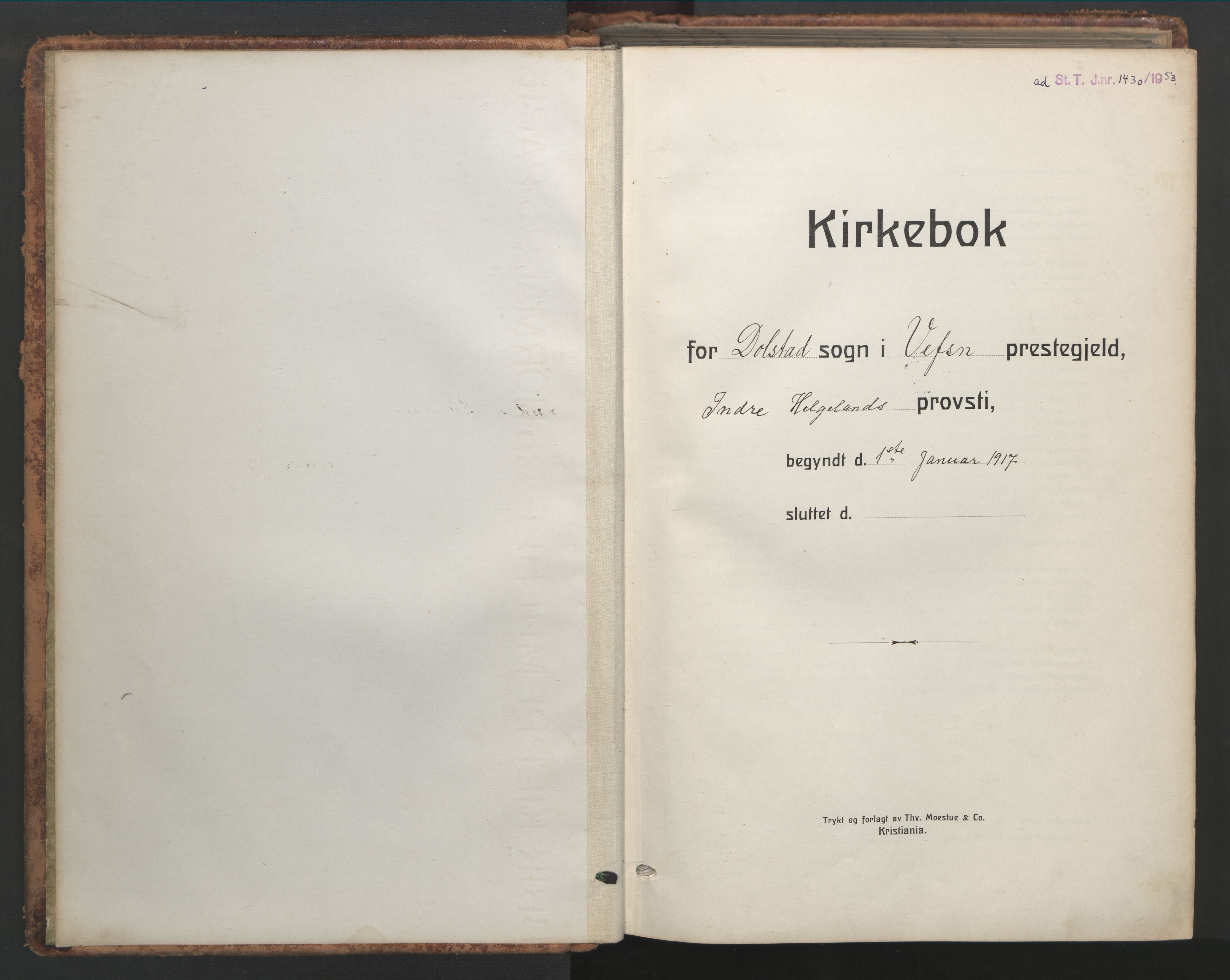 Ministerialprotokoller, klokkerbøker og fødselsregistre - Nordland, AV/SAT-A-1459/820/L0302: Klokkerbok nr. 820C04, 1917-1948