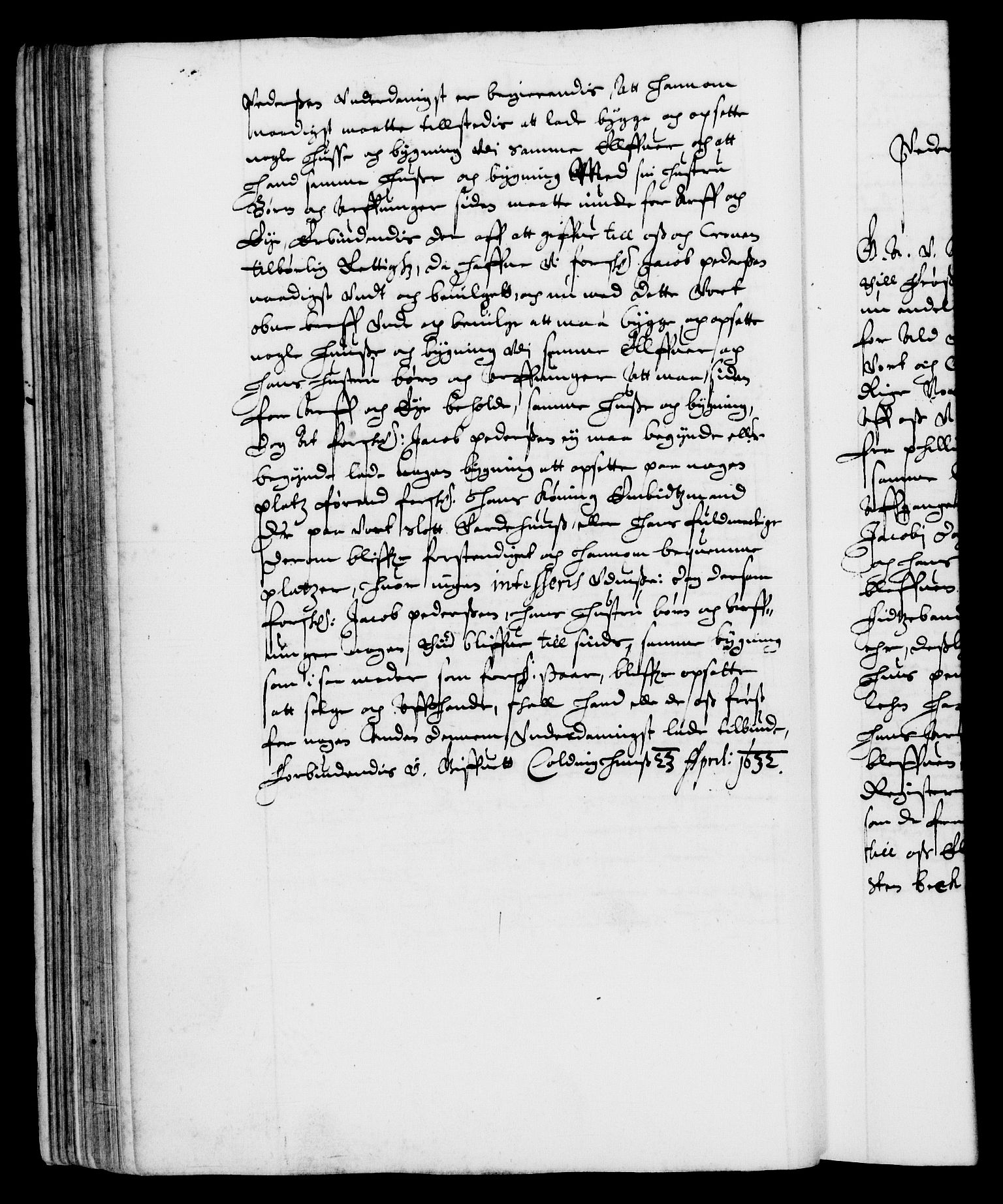 Danske Kanselli 1572-1799, AV/RA-EA-3023/F/Fc/Fca/Fcaa/L0005: Norske registre (mikrofilm), 1631-1636, s. 68b