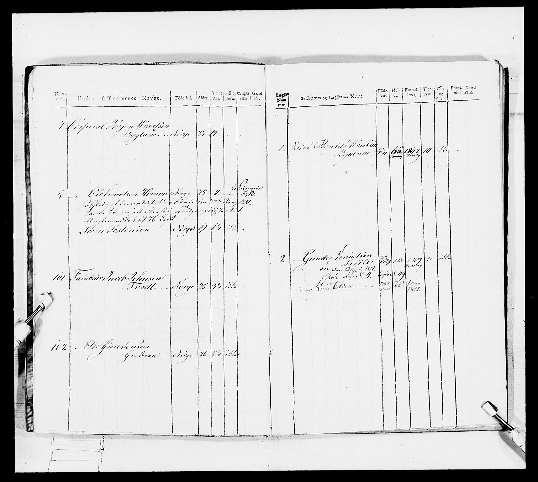 Generalitets- og kommissariatskollegiet, Det kongelige norske kommissariatskollegium, AV/RA-EA-5420/E/Eh/L0112: Vesterlenske nasjonale infanteriregiment, 1812, s. 691