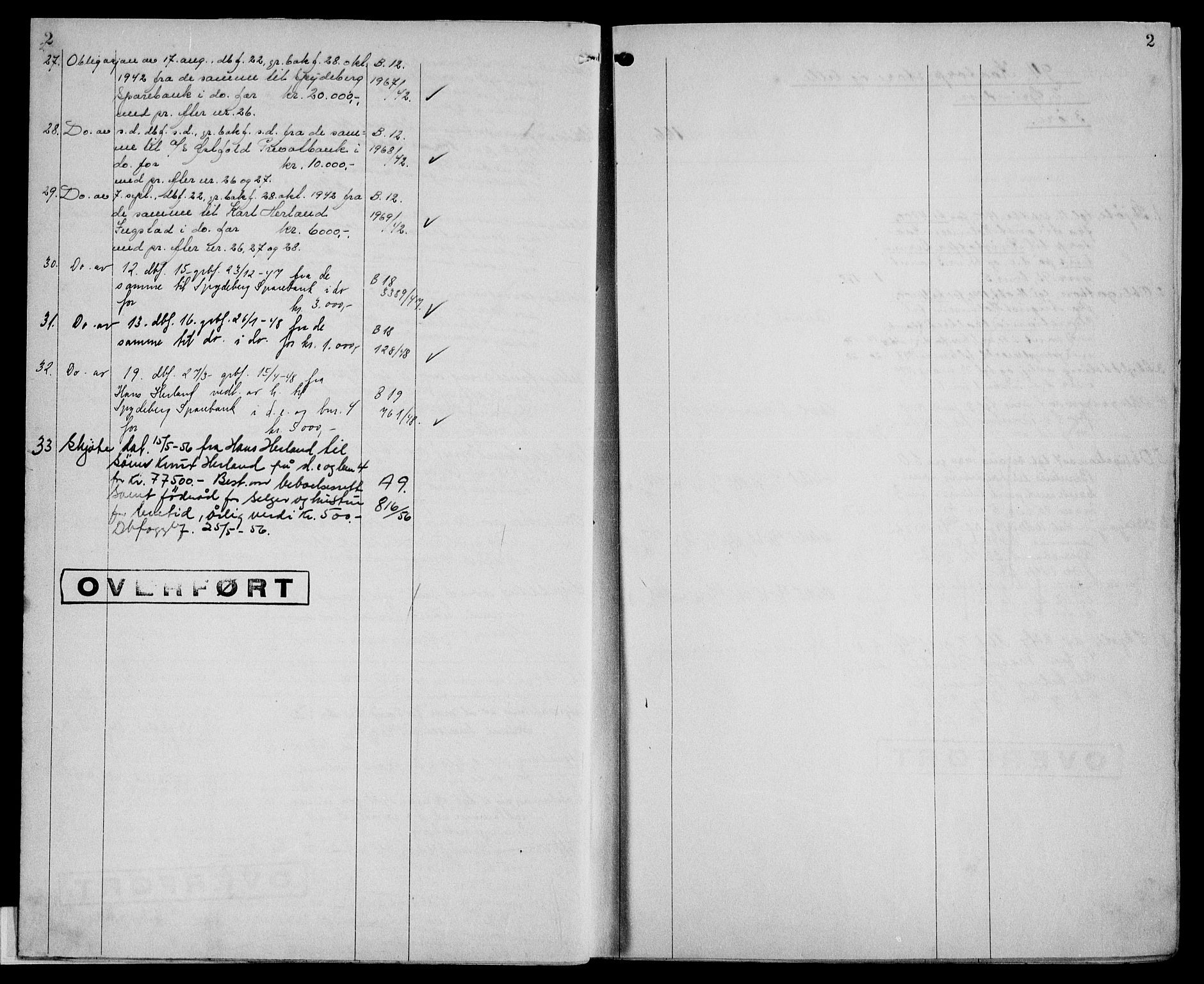 Moss sorenskriveri, SAO/A-10168: Panteregister nr. VI 4, 1797-1957, s. 2