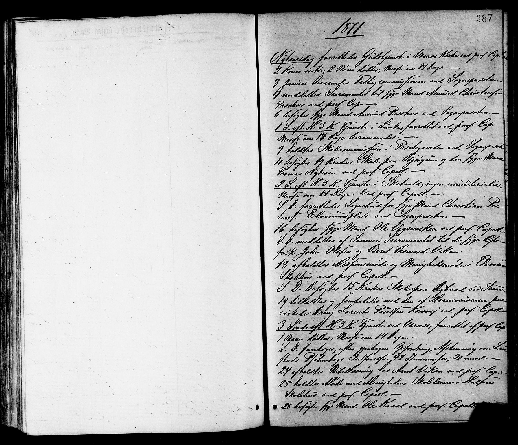 Ministerialprotokoller, klokkerbøker og fødselsregistre - Nord-Trøndelag, AV/SAT-A-1458/709/L0076: Ministerialbok nr. 709A16, 1871-1879, s. 387