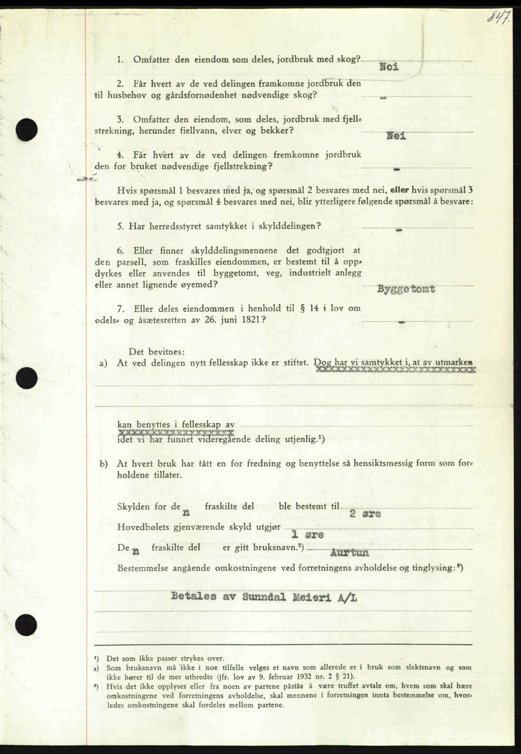 Nordmøre sorenskriveri, AV/SAT-A-4132/1/2/2Ca: Pantebok nr. A109, 1948-1948, Dagboknr: 3159/1948