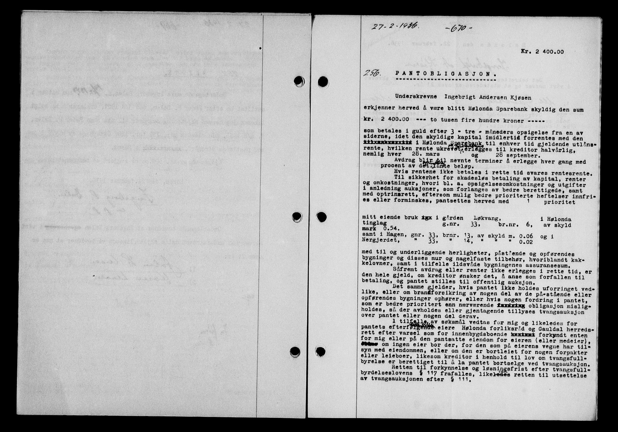 Gauldal sorenskriveri, SAT/A-0014/1/2/2C/L0045: Pantebok nr. 47-49, 1935-1936, Tingl.dato: 27.02.1936