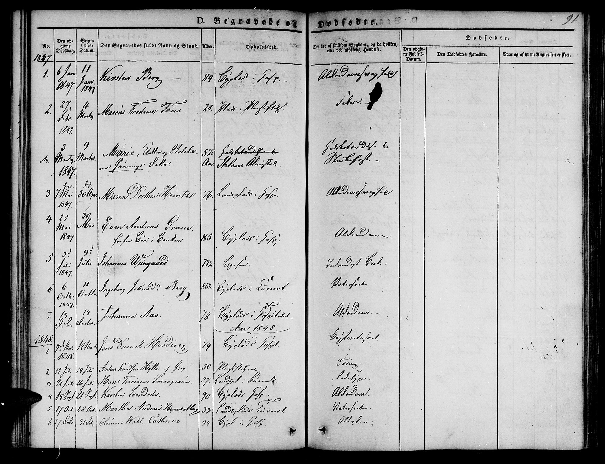 Ministerialprotokoller, klokkerbøker og fødselsregistre - Sør-Trøndelag, SAT/A-1456/623/L0468: Ministerialbok nr. 623A02, 1826-1867, s. 91