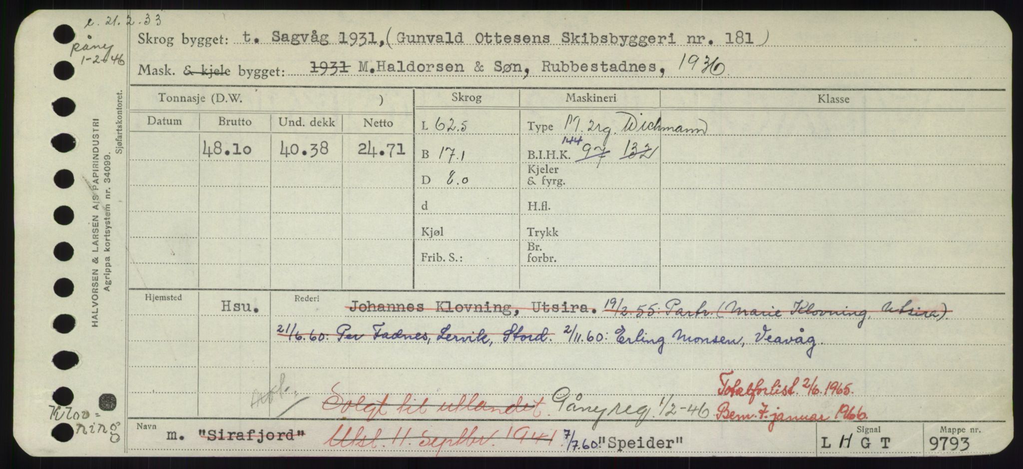 Sjøfartsdirektoratet med forløpere, Skipsmålingen, AV/RA-S-1627/H/Hd/L0035: Fartøy, Sma-Spu, s. 421