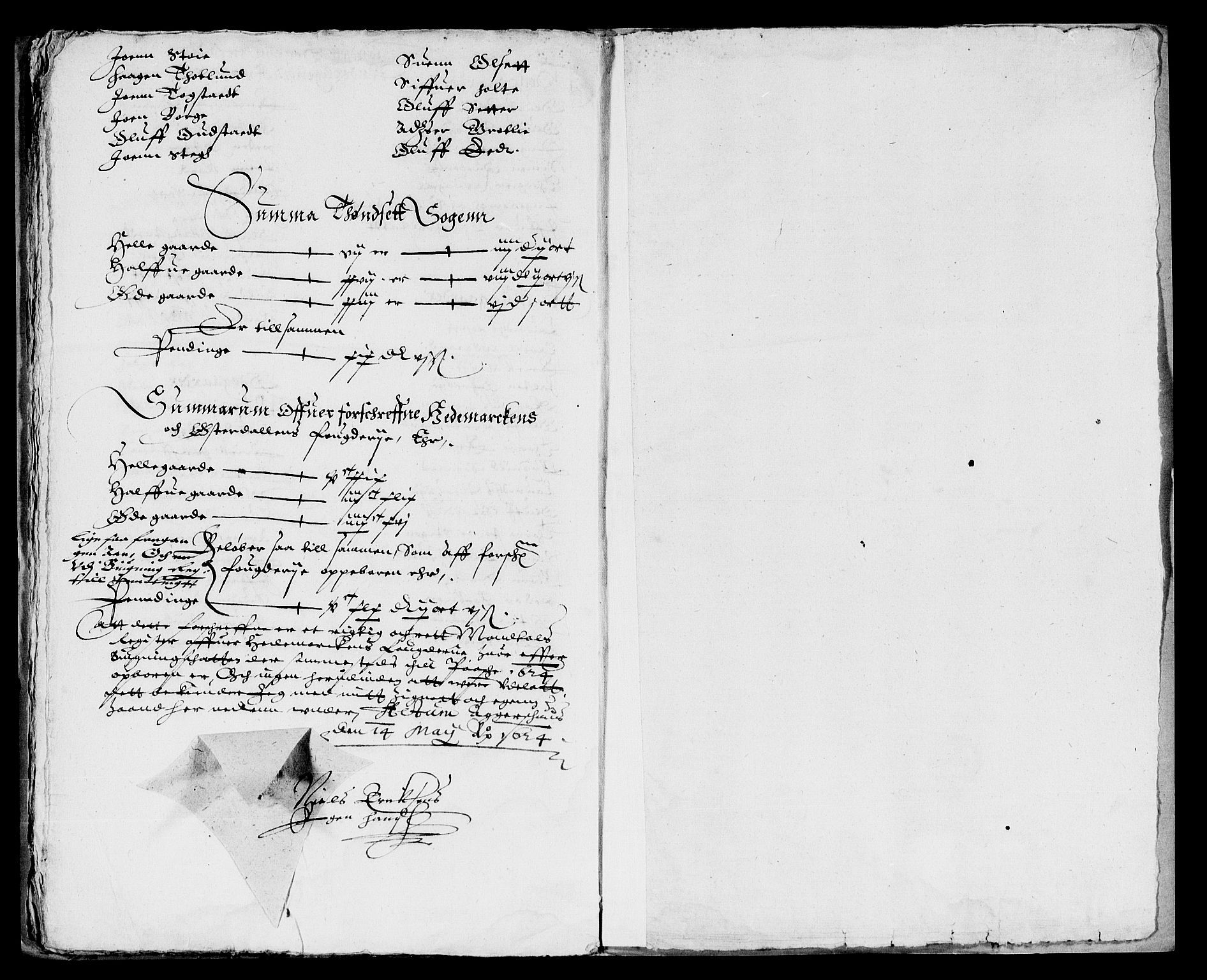 Rentekammeret inntil 1814, Reviderte regnskaper, Lensregnskaper, AV/RA-EA-5023/R/Rb/Rba/L0071: Akershus len, 1624-1625