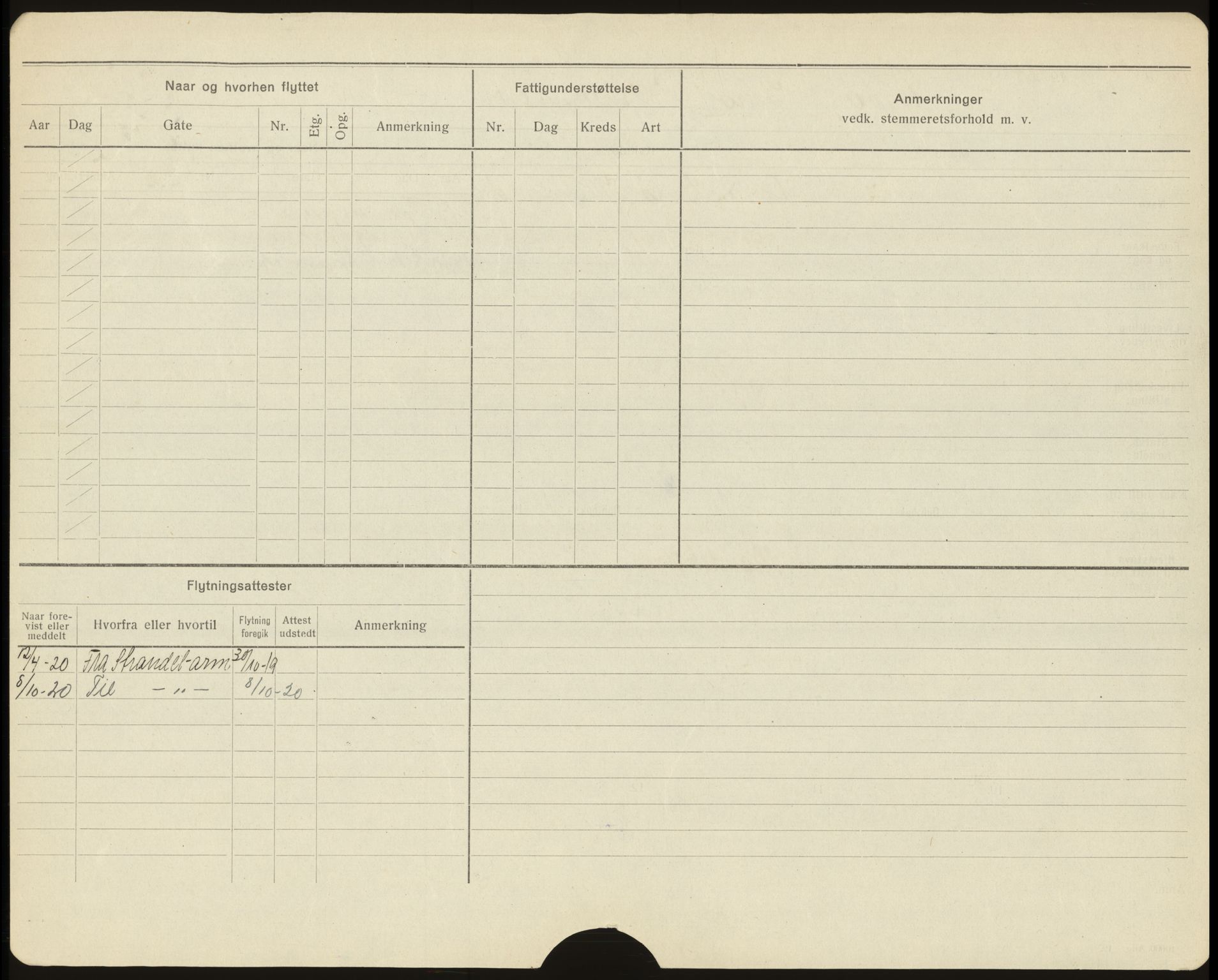 Bergen folkeregister, AV/SAB-A-17201/I/Ia/L0024: Utflyttet 1912 - 1920, Olsen, K. - Pedersen, K., 1912-1920