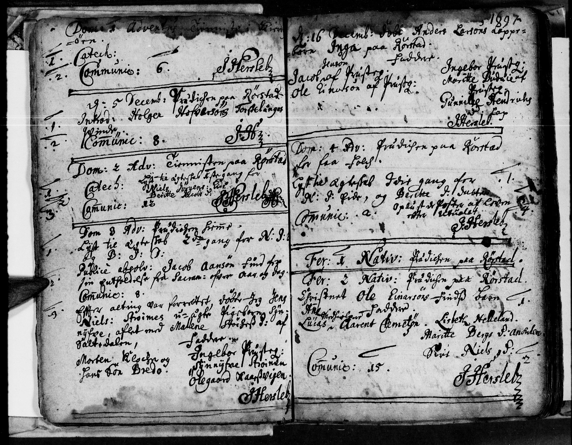 Ministerialprotokoller, klokkerbøker og fødselsregistre - Nordland, AV/SAT-A-1459/853/L0764: Ministerialbok nr. 853A03, 1697-1715