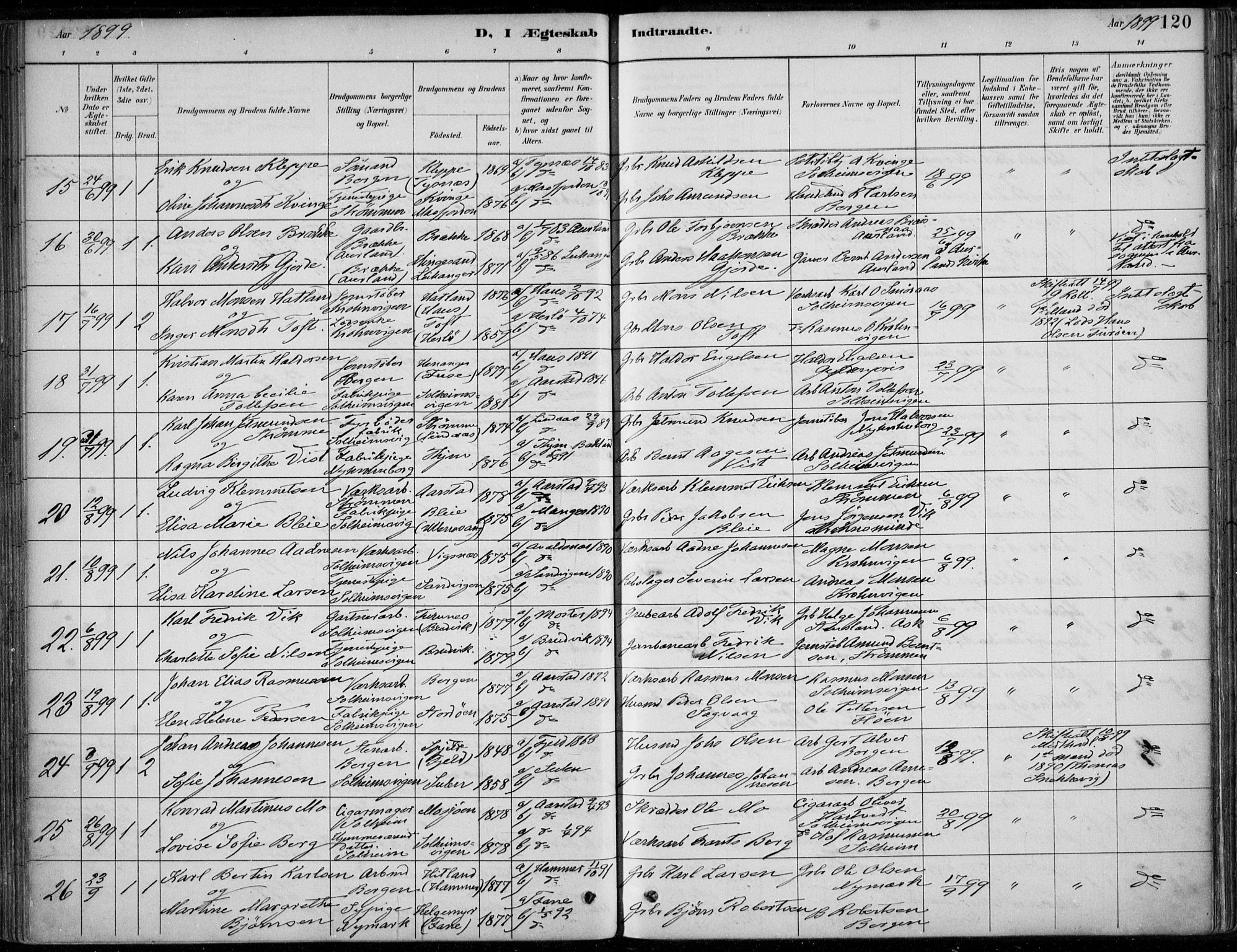 Årstad Sokneprestembete, AV/SAB-A-79301/H/Haa/L0006: Ministerialbok nr. B 1, 1886-1901, s. 120
