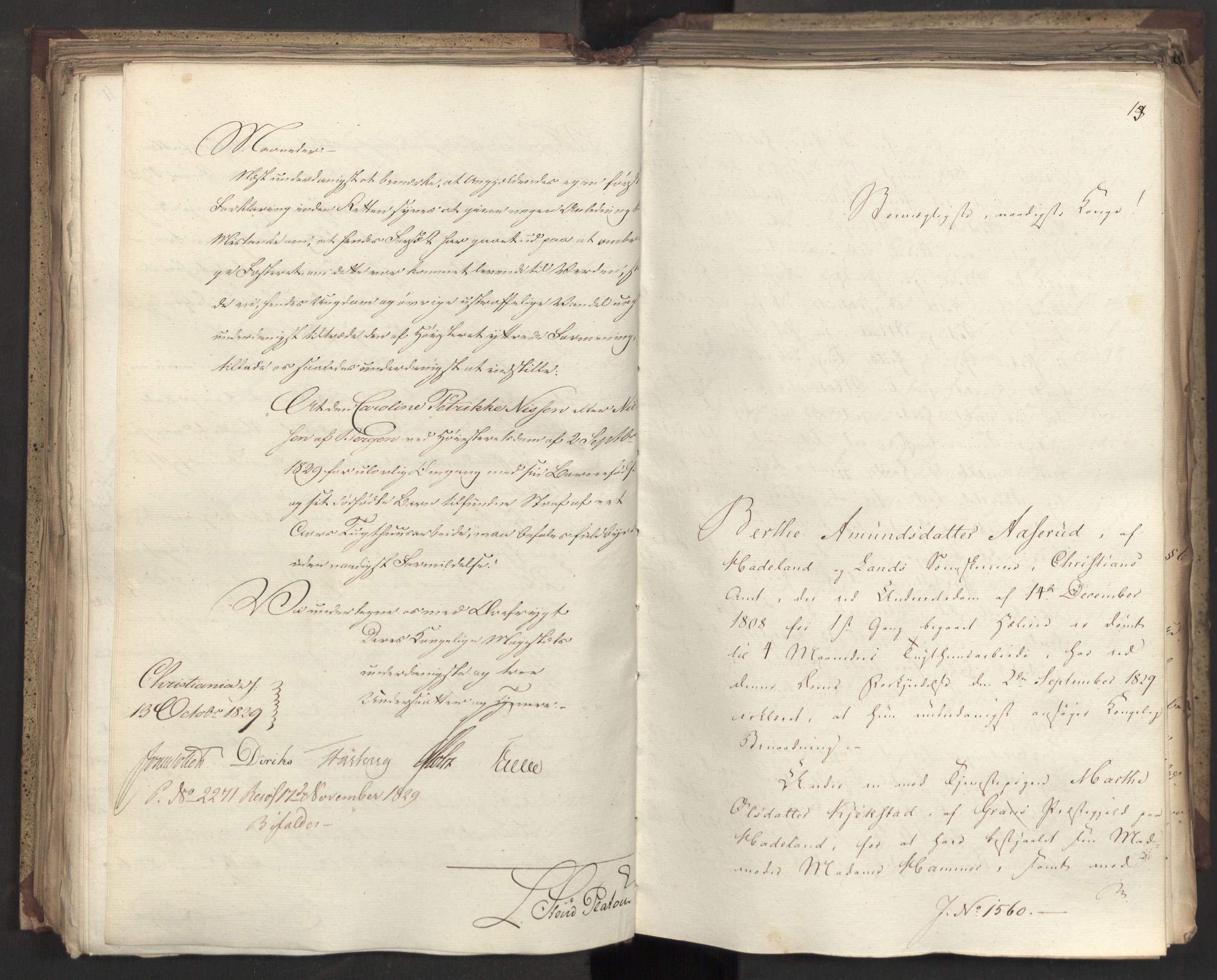 Statsrådsavdelingen i Stockholm, AV/RA-S-1003/D/Da/L0061: Regjeringsinnstillinger nr. 1501-1666, 1829, s. 169