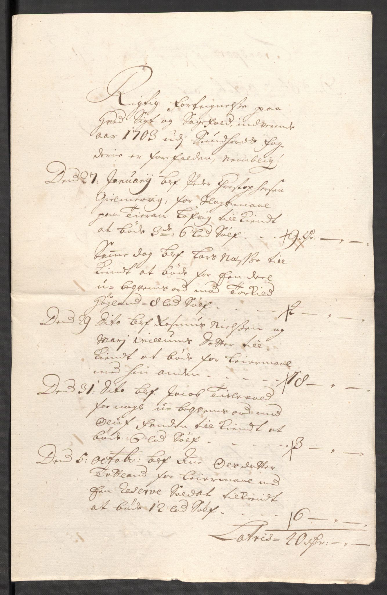 Rentekammeret inntil 1814, Reviderte regnskaper, Fogderegnskap, AV/RA-EA-4092/R48/L2981: Fogderegnskap Sunnhordland og Hardanger, 1703, s. 54