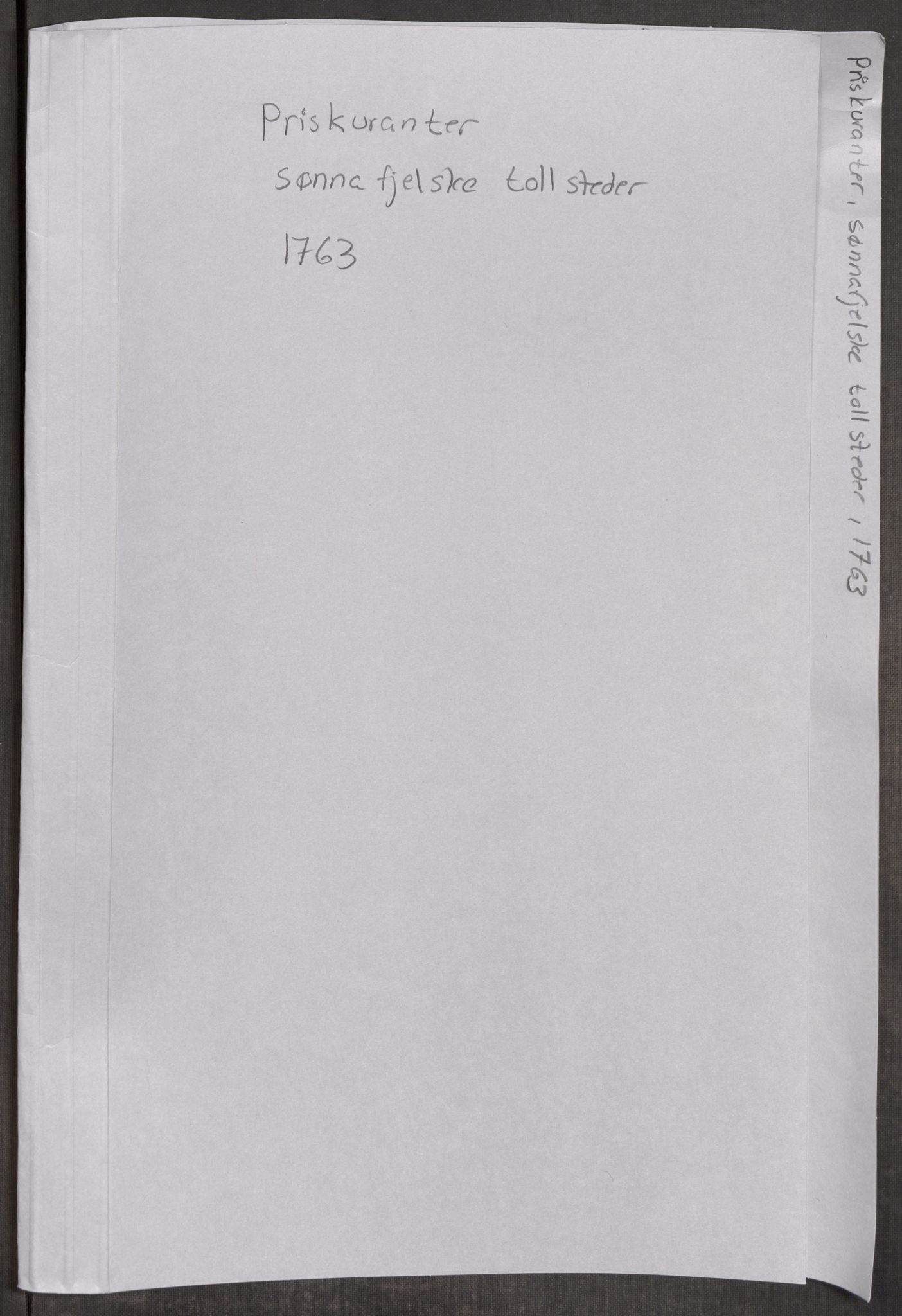 Rentekammeret inntil 1814, Realistisk ordnet avdeling, RA/EA-4070/Oe/L0007: [Ø1]: Priskuranter, 1761-1763, s. 521