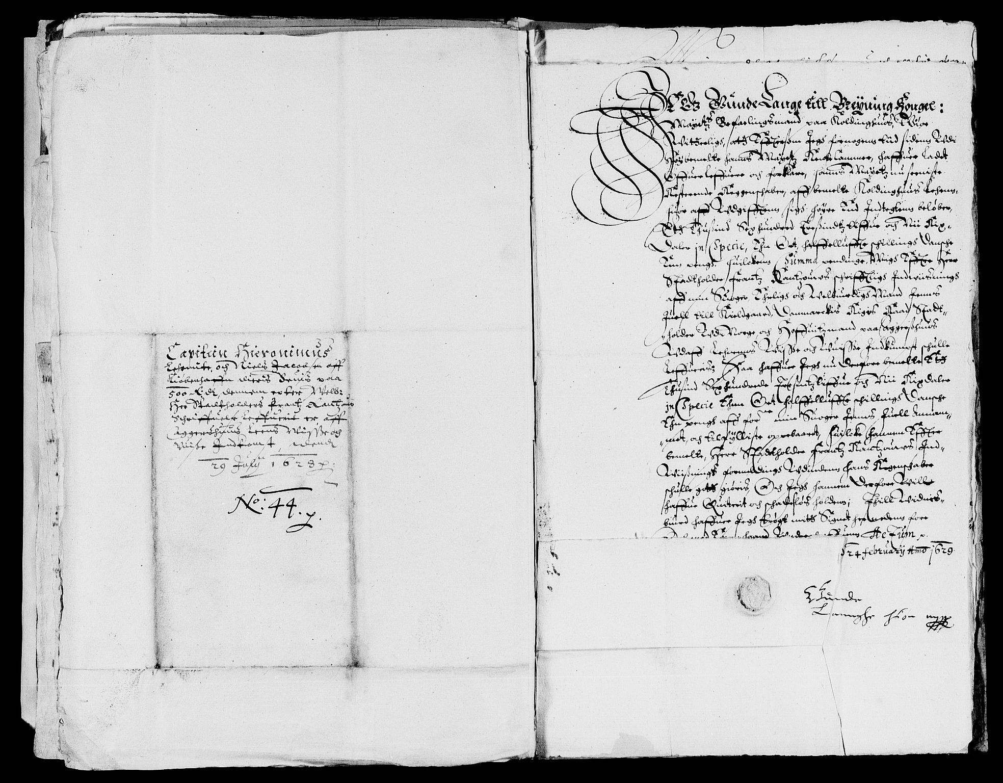 Rentekammeret inntil 1814, Reviderte regnskaper, Lensregnskaper, AV/RA-EA-5023/R/Rb/Rba/L0088: Akershus len, 1628-1629