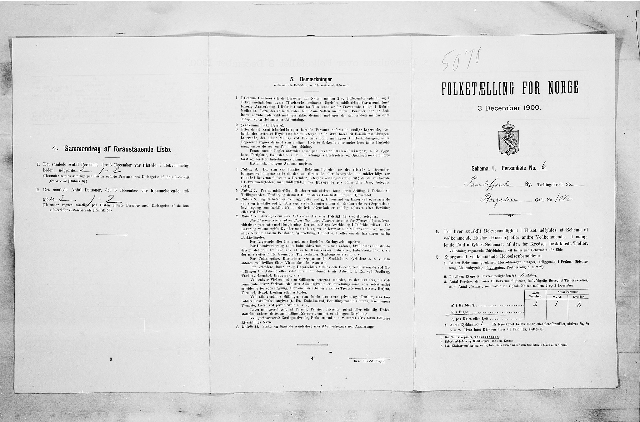 RA, Folketelling 1900 for 0706 Sandefjord kjøpstad, 1900, s. 1773