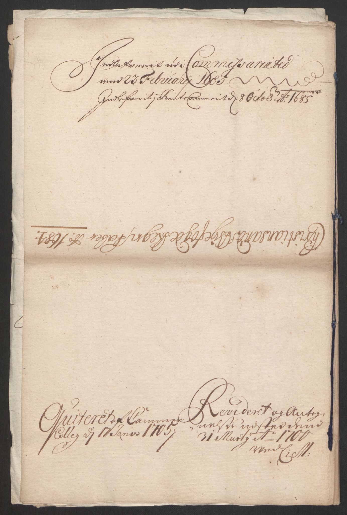 Rentekammeret inntil 1814, Reviderte regnskaper, Byregnskaper, RA/EA-4066/R/Rm/L0285: [M18] Sikt og sakefall, 1681-1718, s. 52
