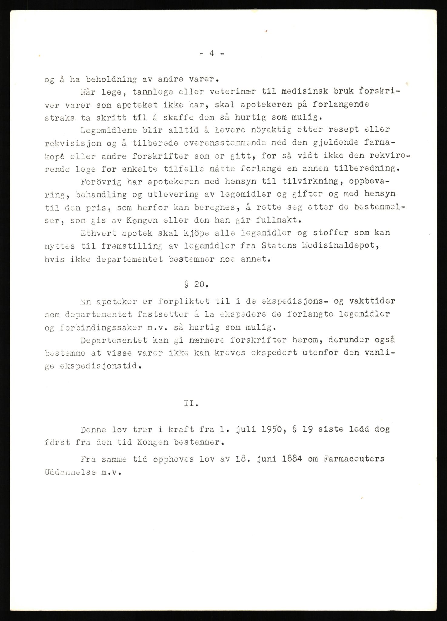 Justisdepartementet, Lovavdelingen, AV/RA-S-3212/D/Dh/L0284/0001: Lover / Uttalelser om lovutkast: Jnr. 455 - 1757. 3 mapper, 1950, s. 9