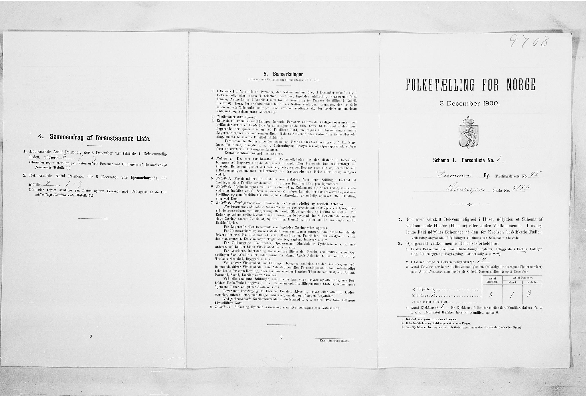 RA, Folketelling 1900 for 0602 Drammen kjøpstad, 1900, s. 7806