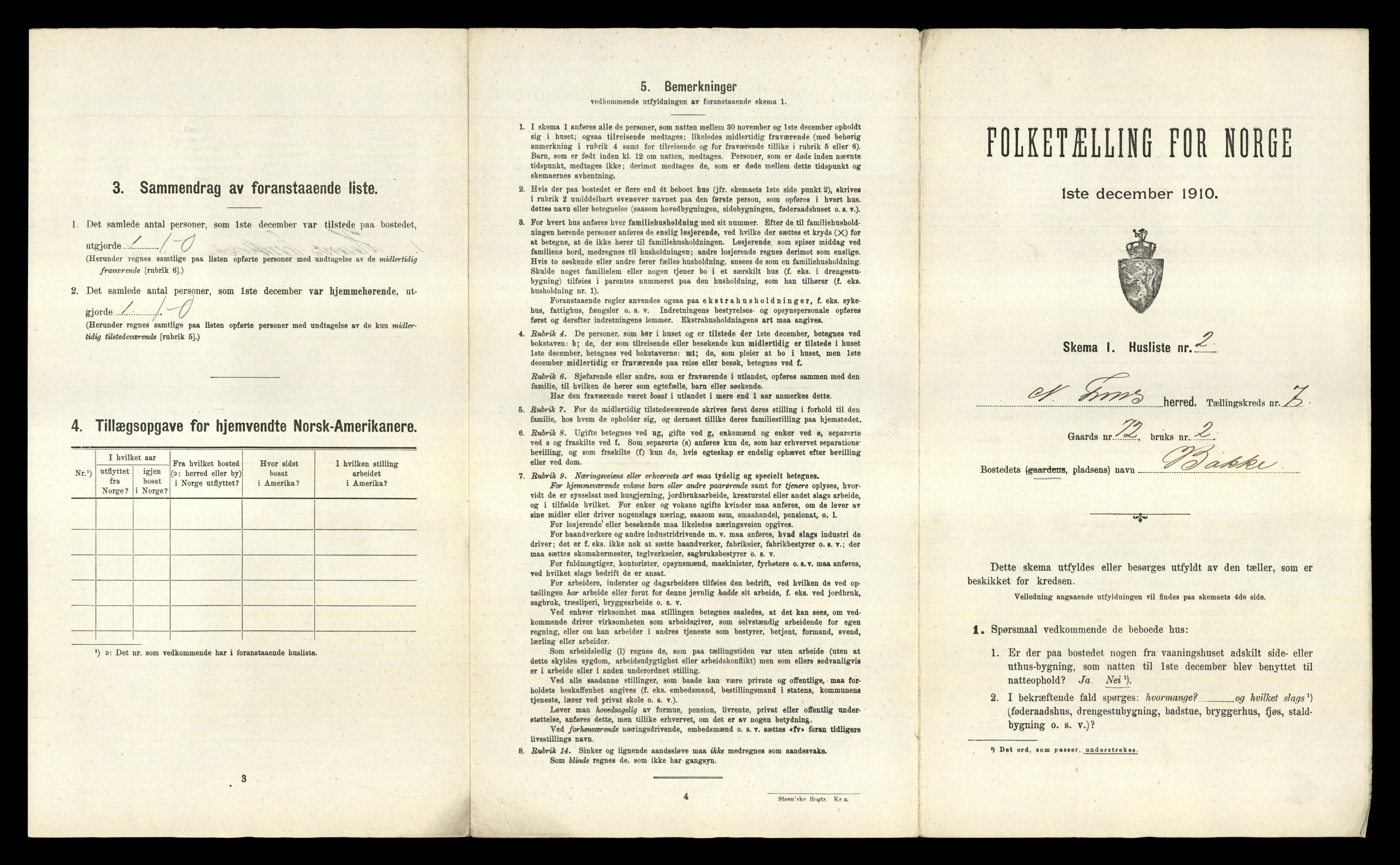 RA, Folketelling 1910 for 0518 Nord-Fron herred, 1910, s. 788