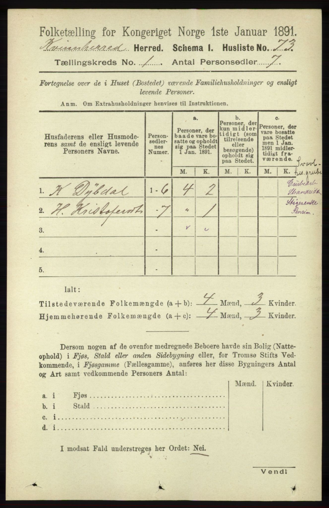 RA, Folketelling 1891 for 1224 Kvinnherad herred, 1891, s. 114